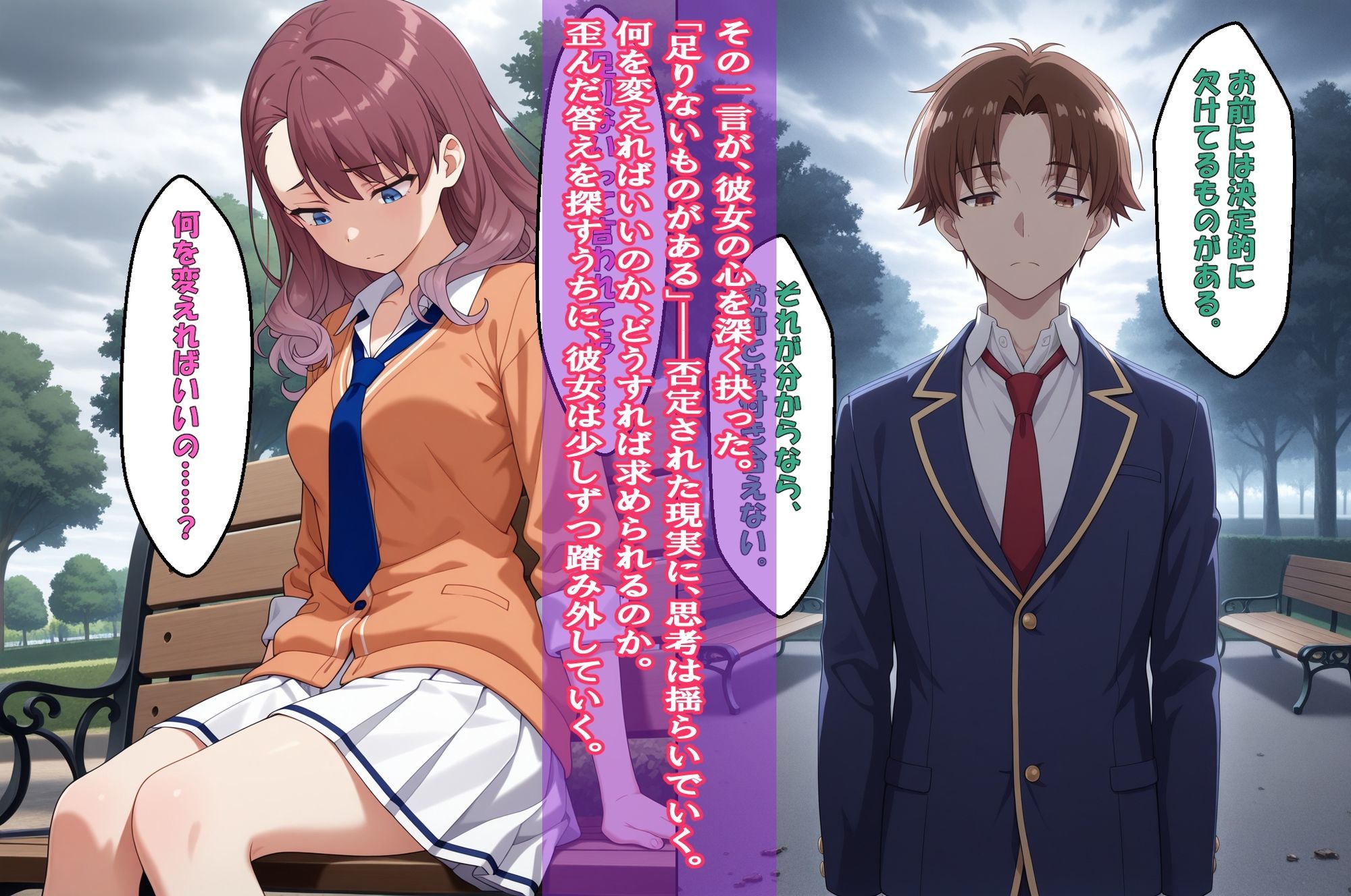 「追い詰められる優等生、崩壊寸前」（阪〇有〇）＆『彼に選ばれるための禁断指導』（佐藤〇耶）2冊セット、動画11本 サンプル6ページ目