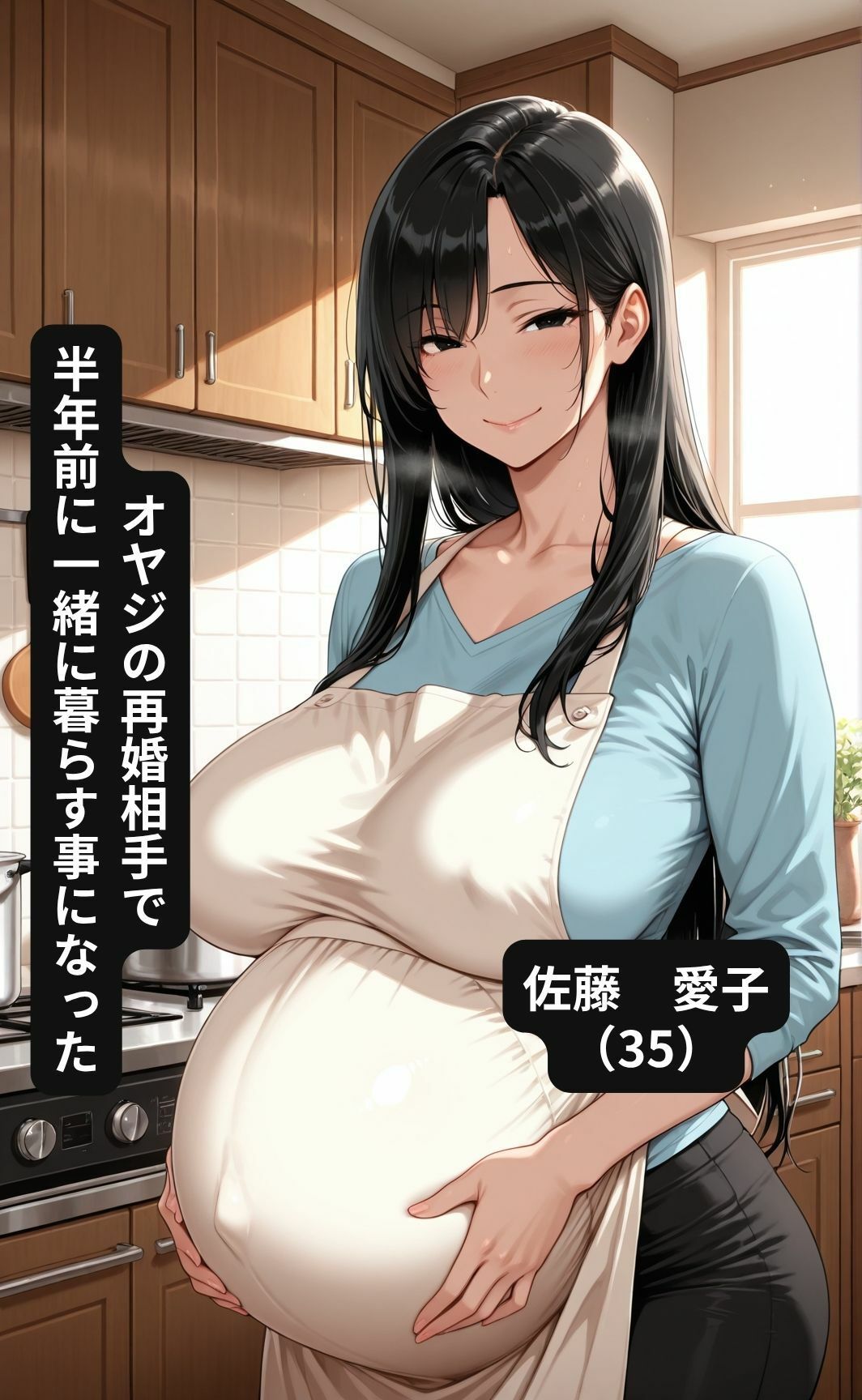 淫乱妊婦の義母がオナニーしていたので俺の奴●にすることにした サンプル1ページ目