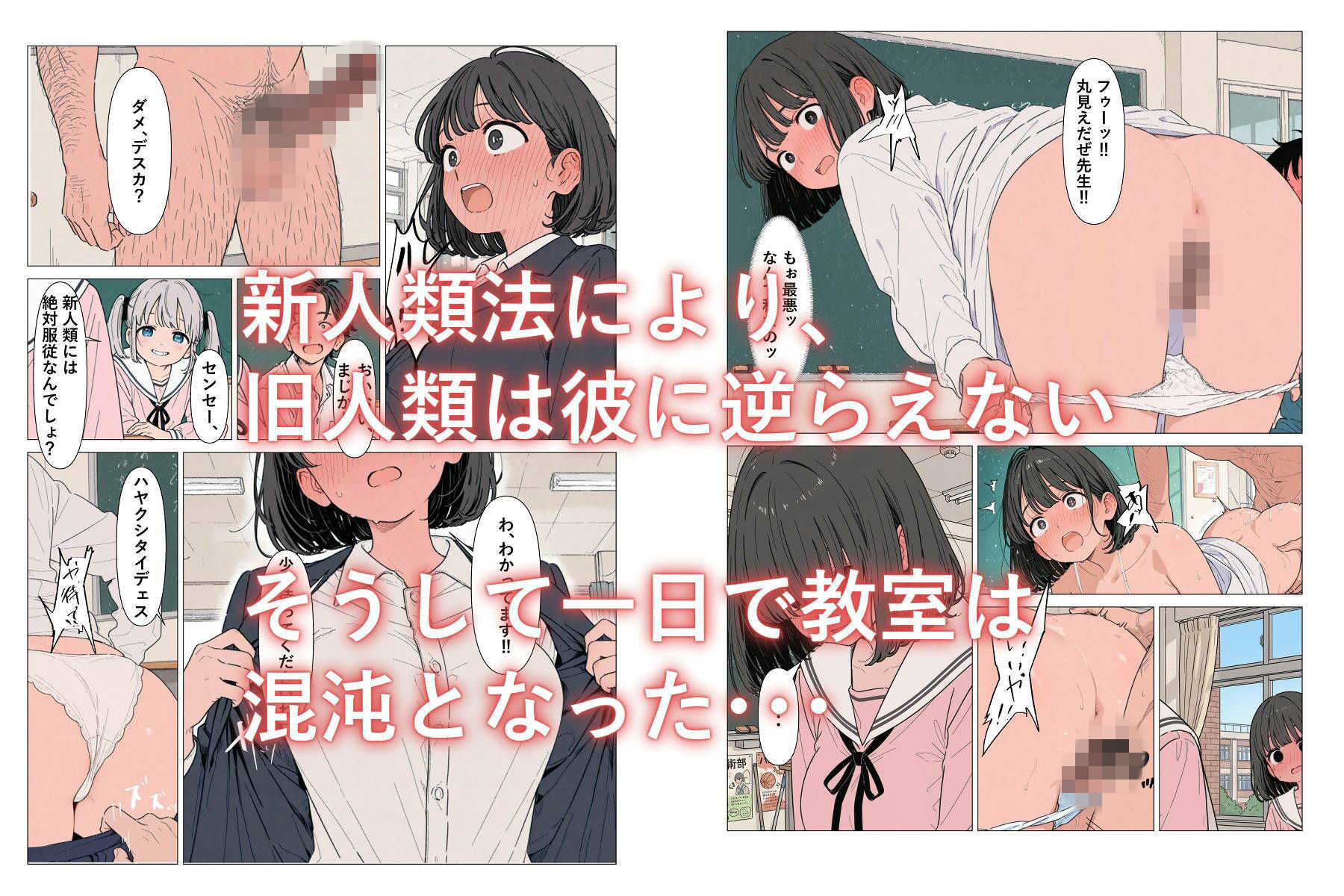 地味子の新人類への進化経過 サンプル2ページ目