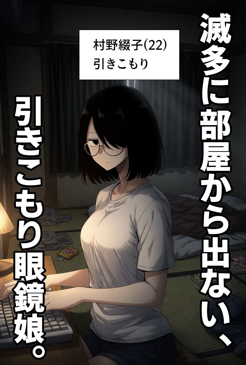 引きこもり女に餌付けしてたら、セックスさせてくれるようになった。 サンプル1ページ目