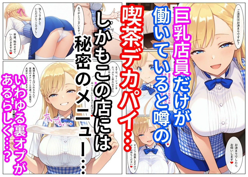 喫茶デカパイには裏オプがある サンプル2ページ目