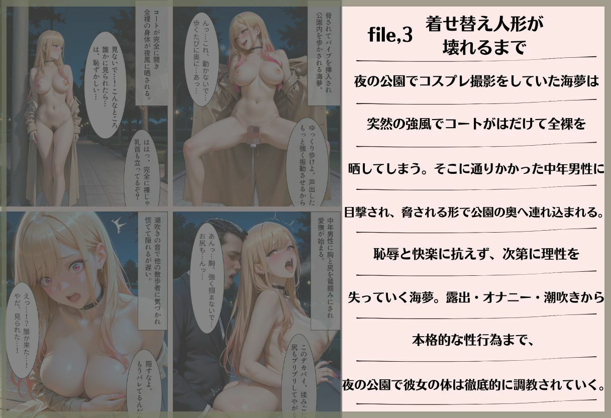 喜多川〇夢の日常崩壊 サンプル3ページ目