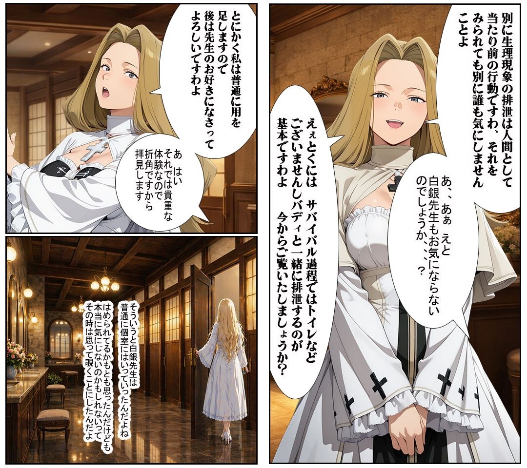 【汚パンツ女学園】  第3話美女だらけの学園の性感覚はぶっ飛んでいた サンプル2ページ目