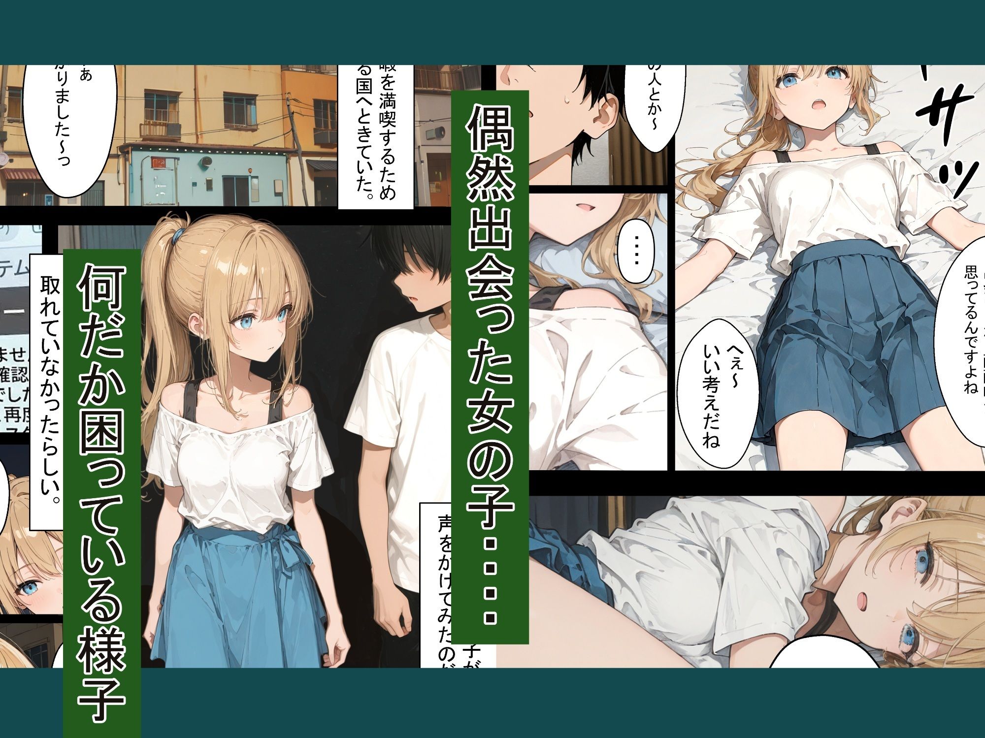 旅先でやっちゃった サンプル1ページ目