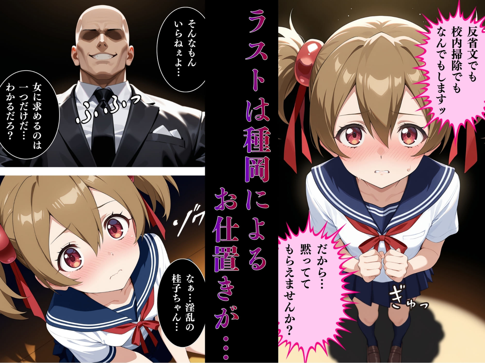 貧乳で悩んでいるシリカちゃんが学校でセックスする話 サンプル8ページ目