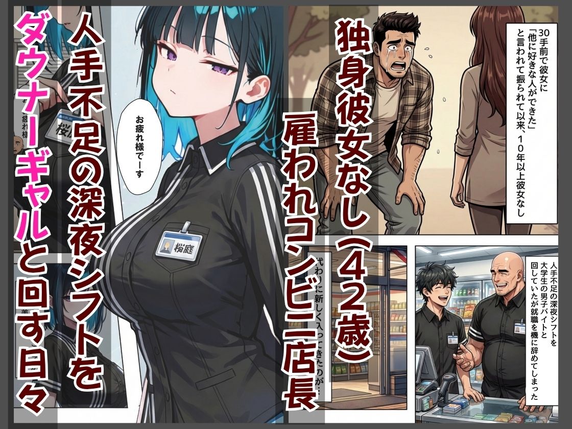 バ先のダウナーギャルが非モテおじ店長のセフレになるまで  超密着いちゃラブえっち サンプル2ページ目