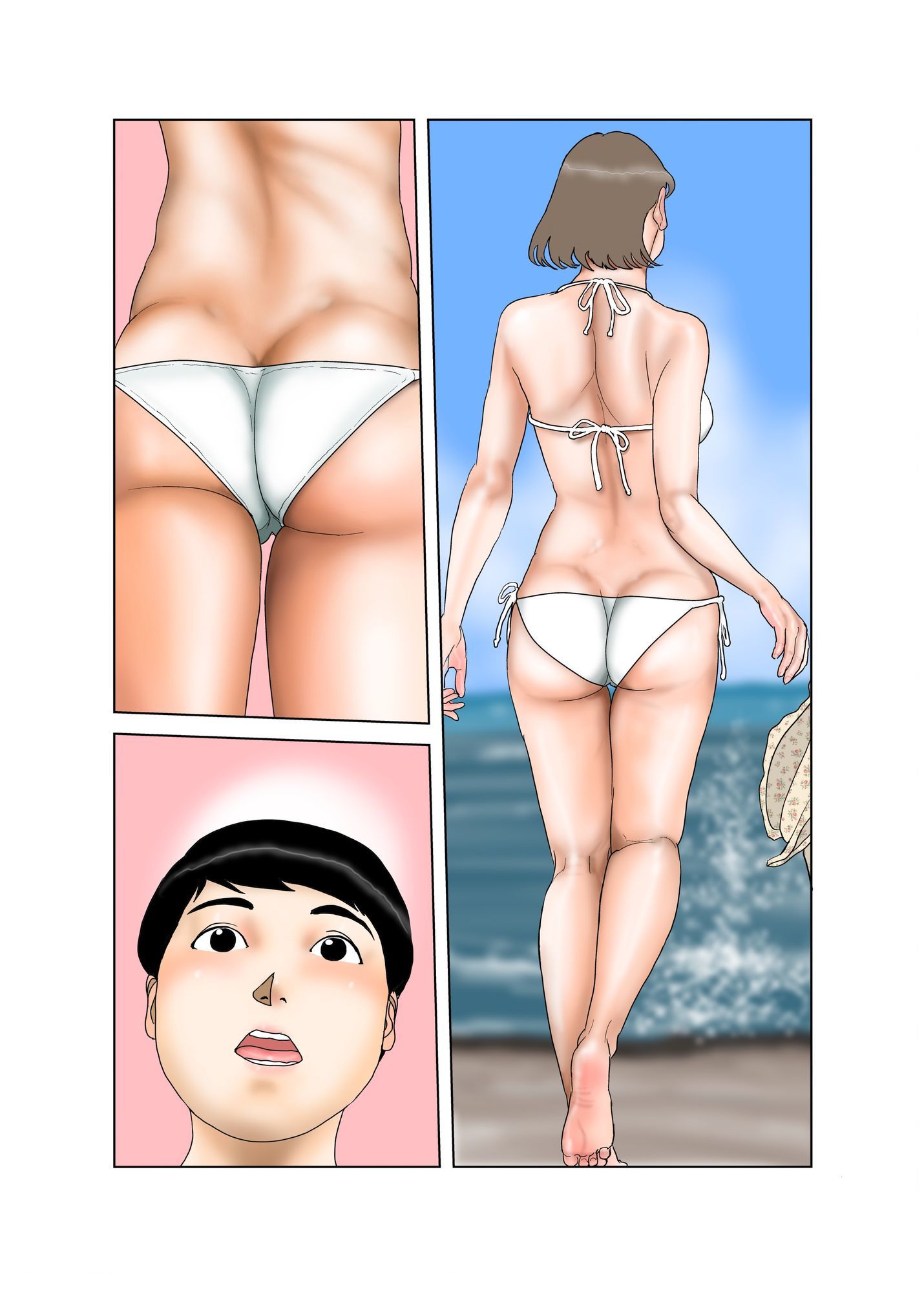 美沙叔母さんとの夏の思い出 サンプル5ページ目