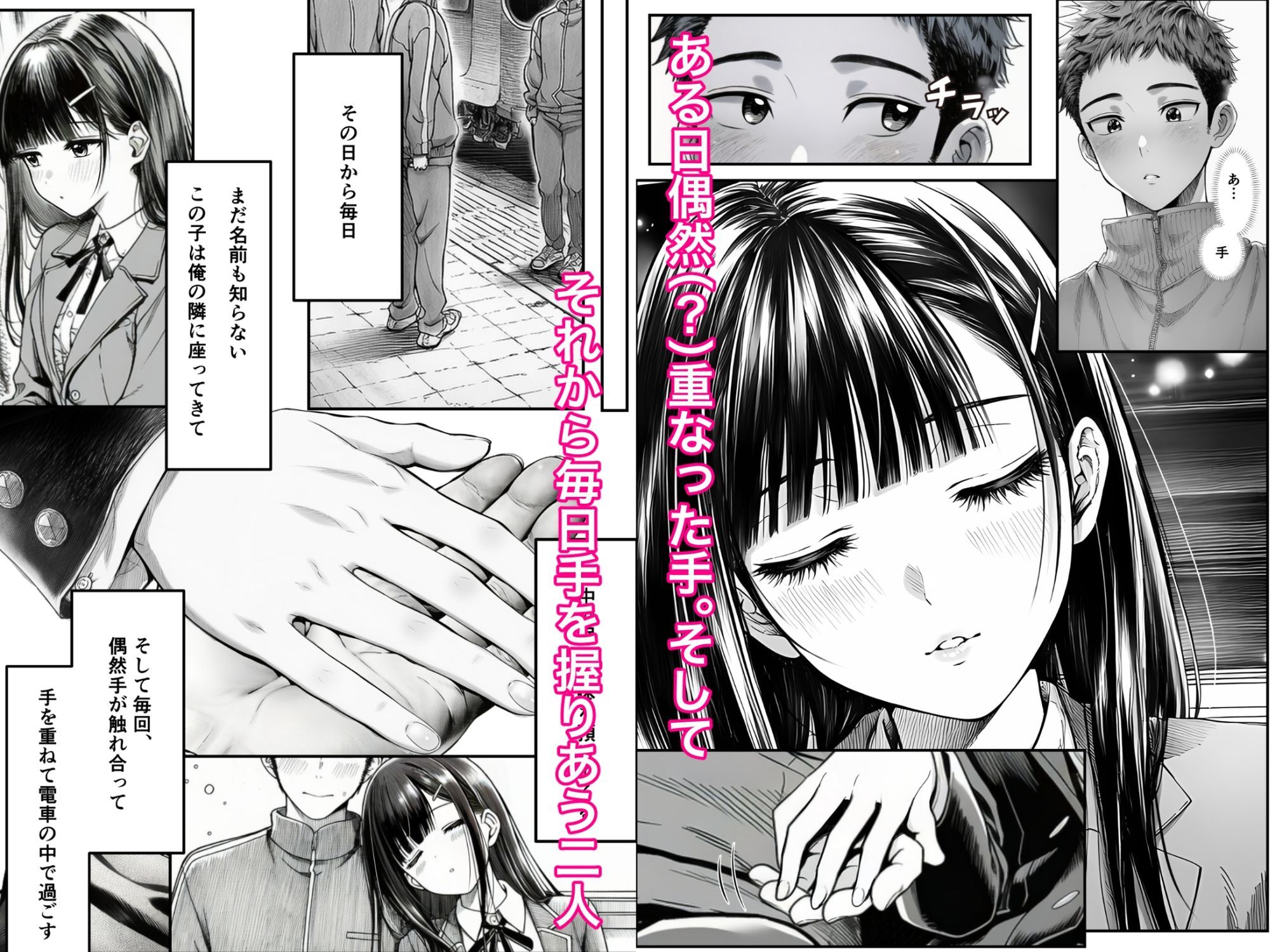 電車で何度も肩にもたれかかってくる女の子と、子作りセックスしてしまった サンプル3ページ目