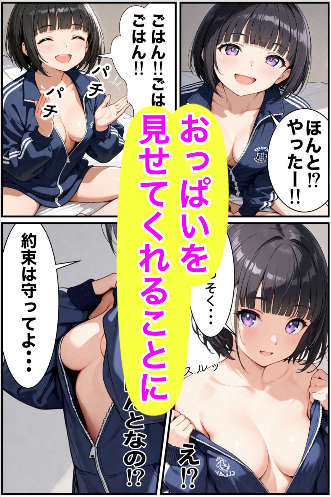 お金が無い隣人のお姉さんにご飯を作るためセックスすることに・・・ サンプル4ページ目