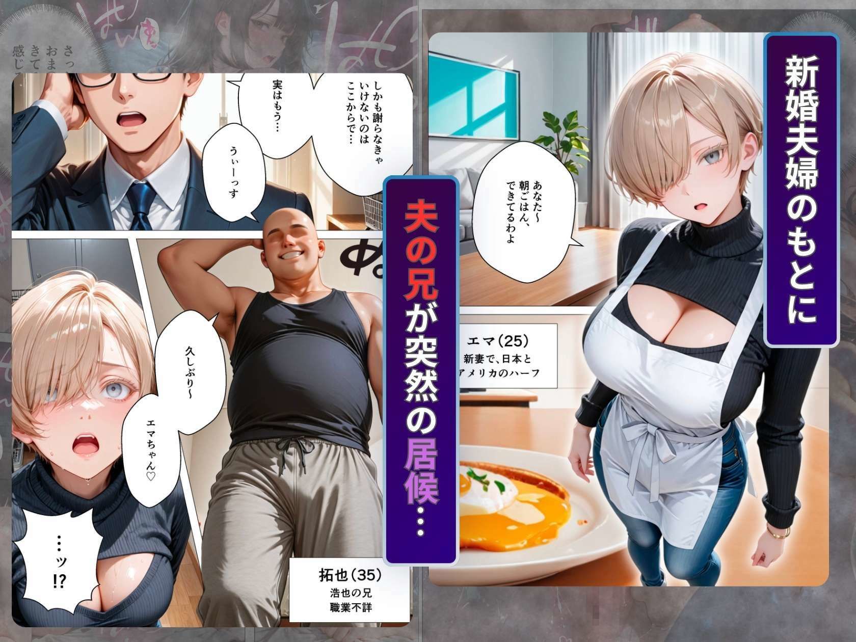 キモ義兄と強●同居〜初めてのデカチンで汗だく本気セックス、乳首ビンビン放尿アクメに堕ちた新妻〜 サンプル1ページ目
