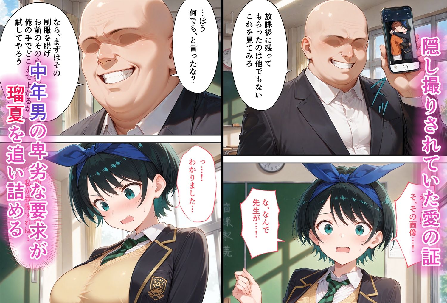 弱みを握られた俺の彼女が寝取られ堕ちるまで 瑠夏編 サンプル2ページ目
