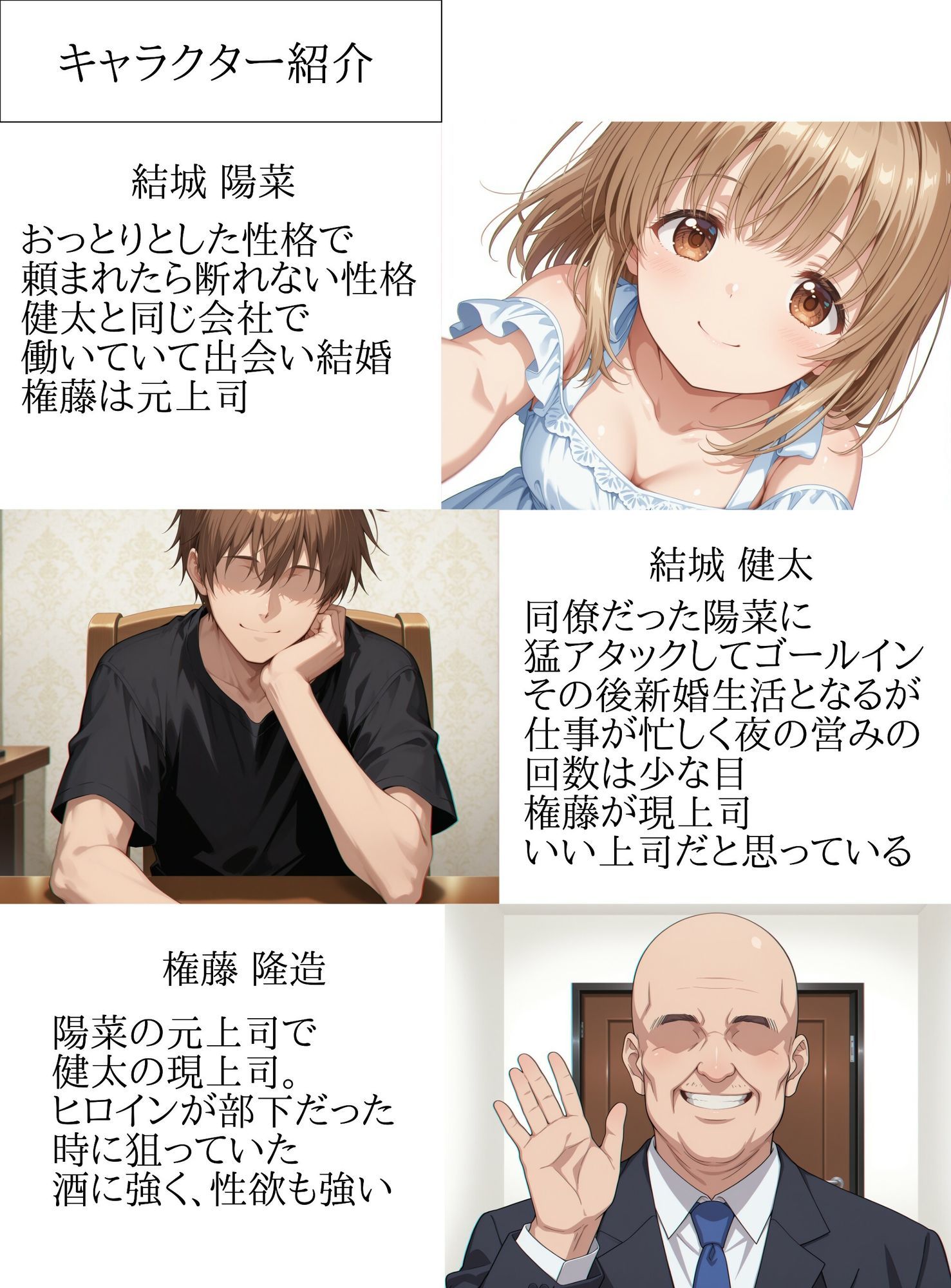 寝取られた新妻堕ちた胎 サンプル1ページ目