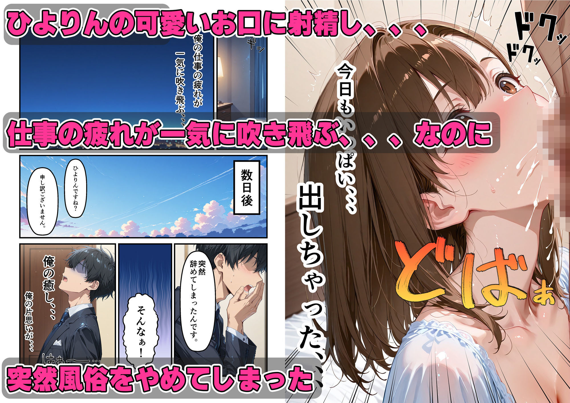 あざと可愛い風俗嬢は俺の部下？実はドMな彼女に生はめセックス〜俺のチンポでイキまくる サンプル2ページ目