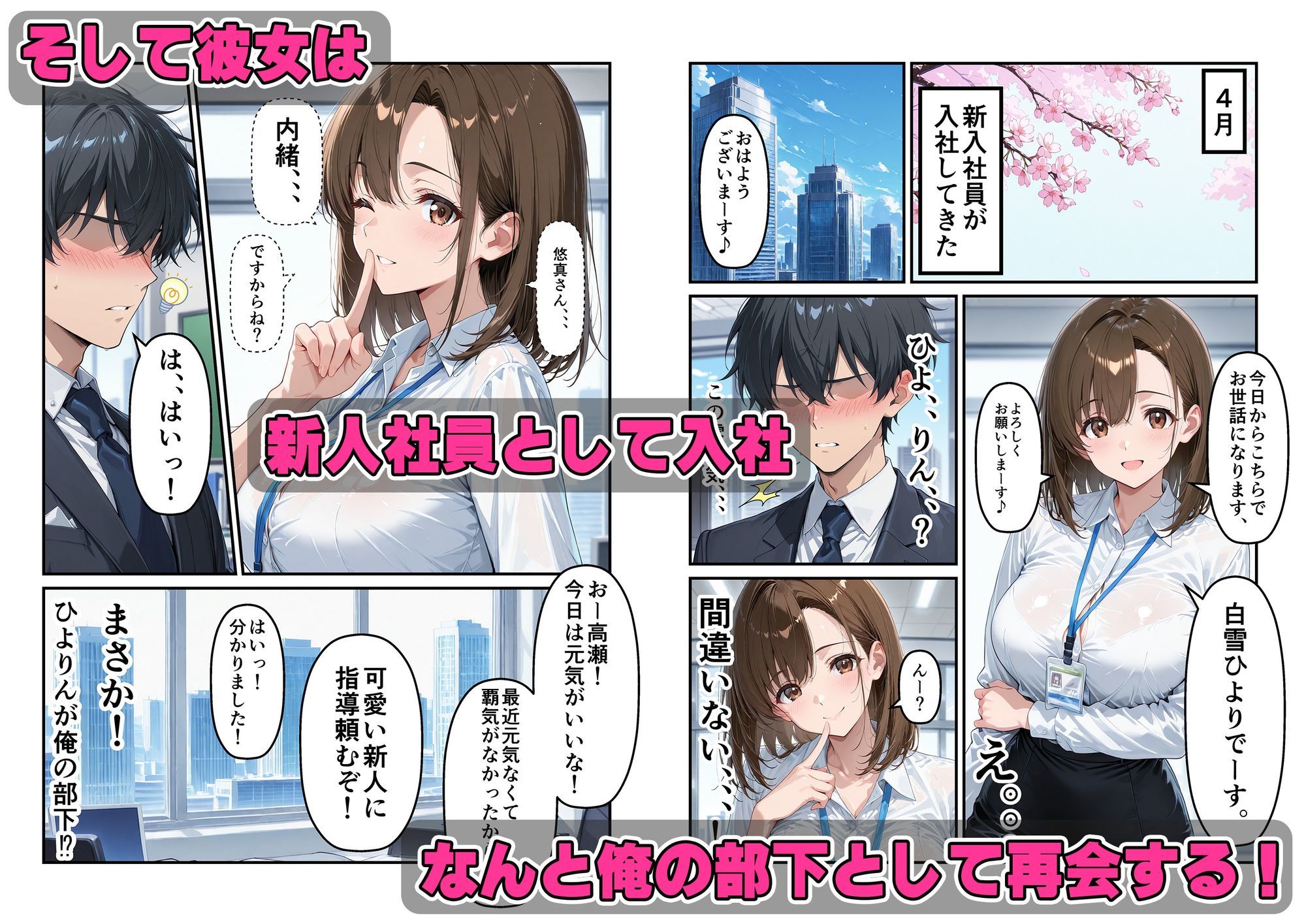 あざと可愛い風俗嬢は俺の部下？実はドMな彼女に生はめセックス〜俺のチンポでイキまくる サンプル3ページ目