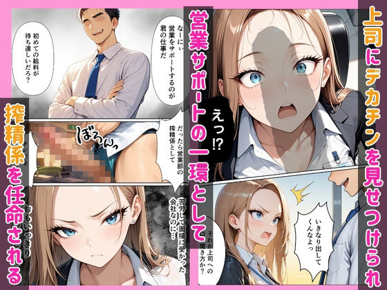 新卒問題ギャル 3人の上司のデカチンでお仕置きセックス 搾精されまくった話 サンプル5ページ目