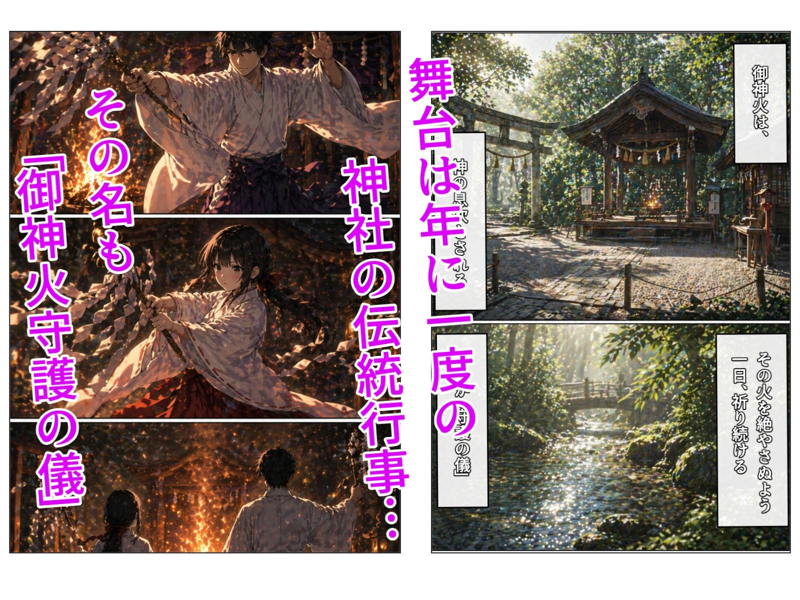 御神火守護の儀 サンプル1ページ目