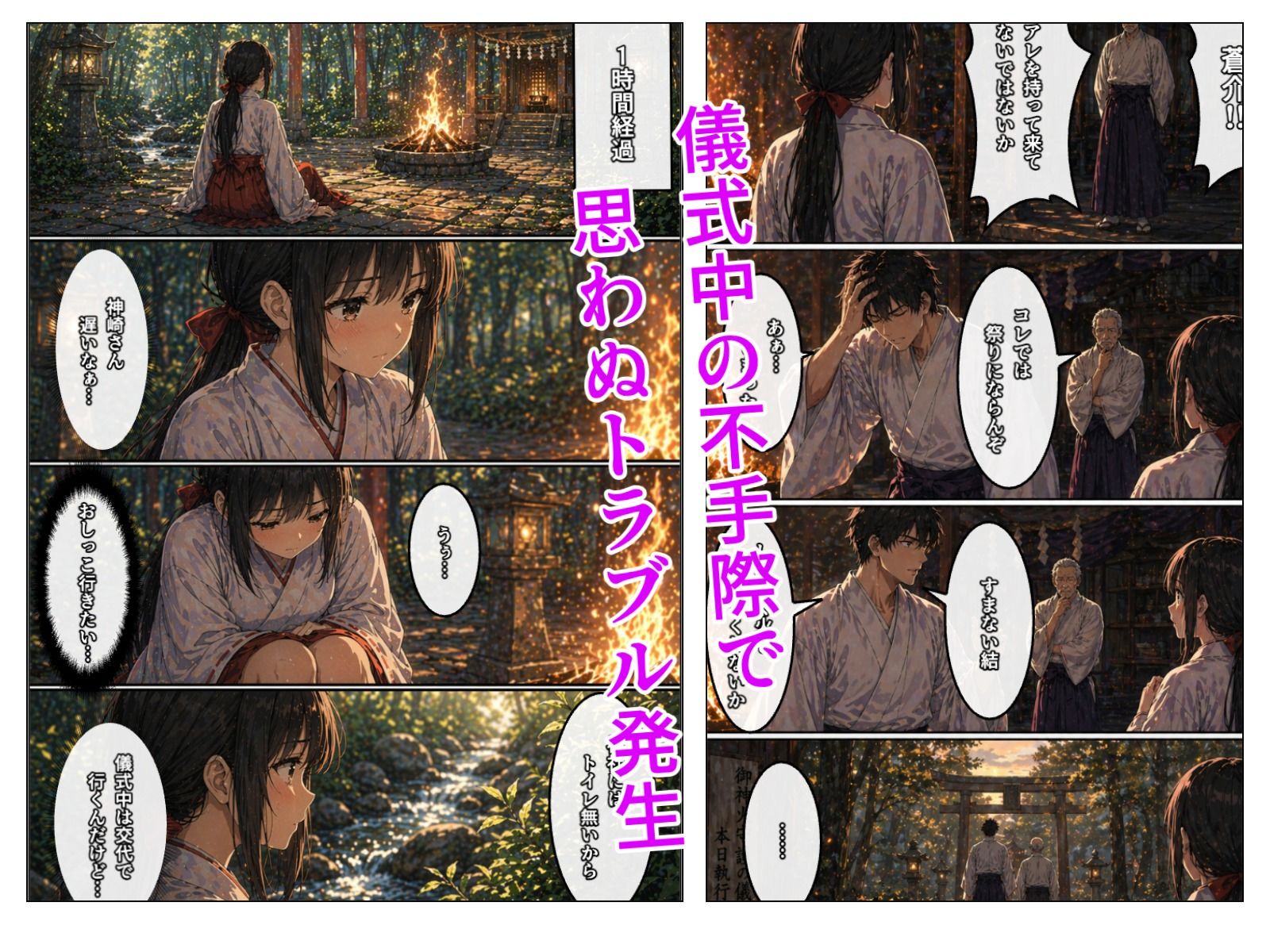 御神火守護の儀 サンプル2ページ目
