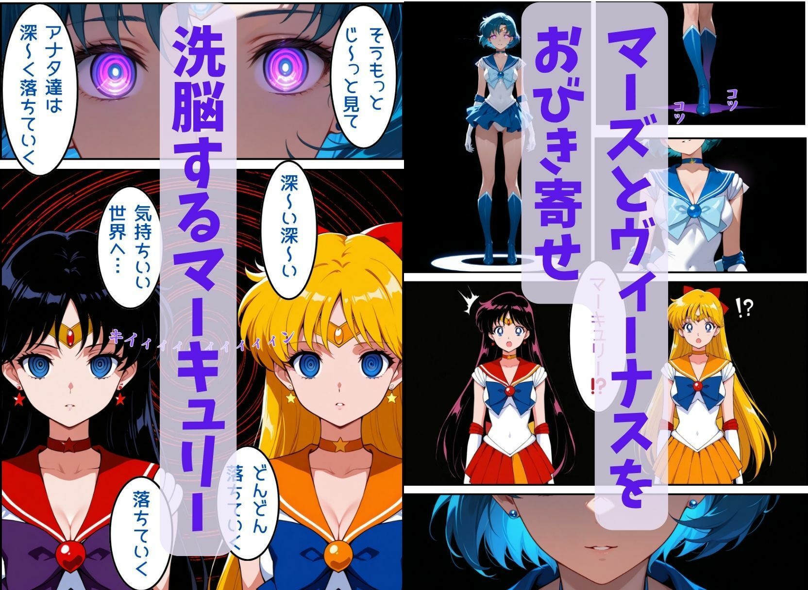 美少女催●セーラードール 〜セーラーヒロインは洗脳されて催●人形になる〜 サンプル4ページ目