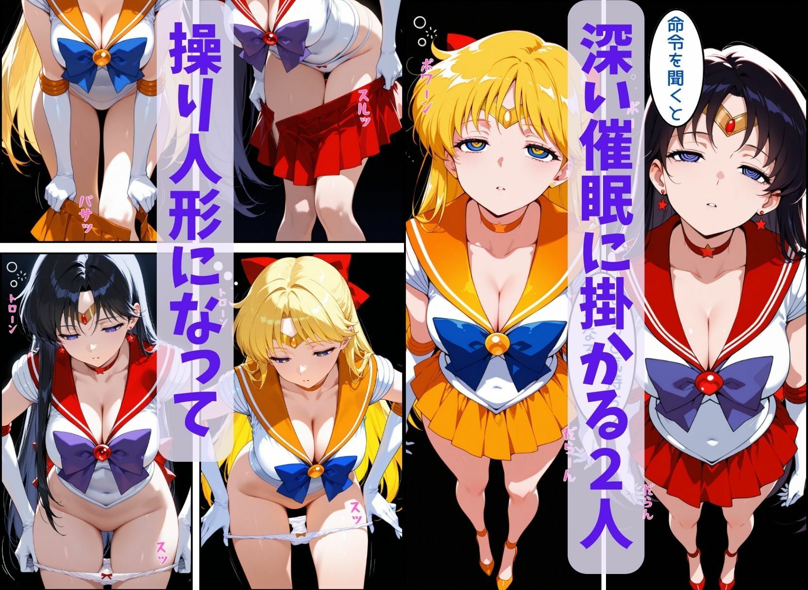 美少女催●セーラードール 〜セーラーヒロインは洗脳されて催●人形になる〜 サンプル5ページ目