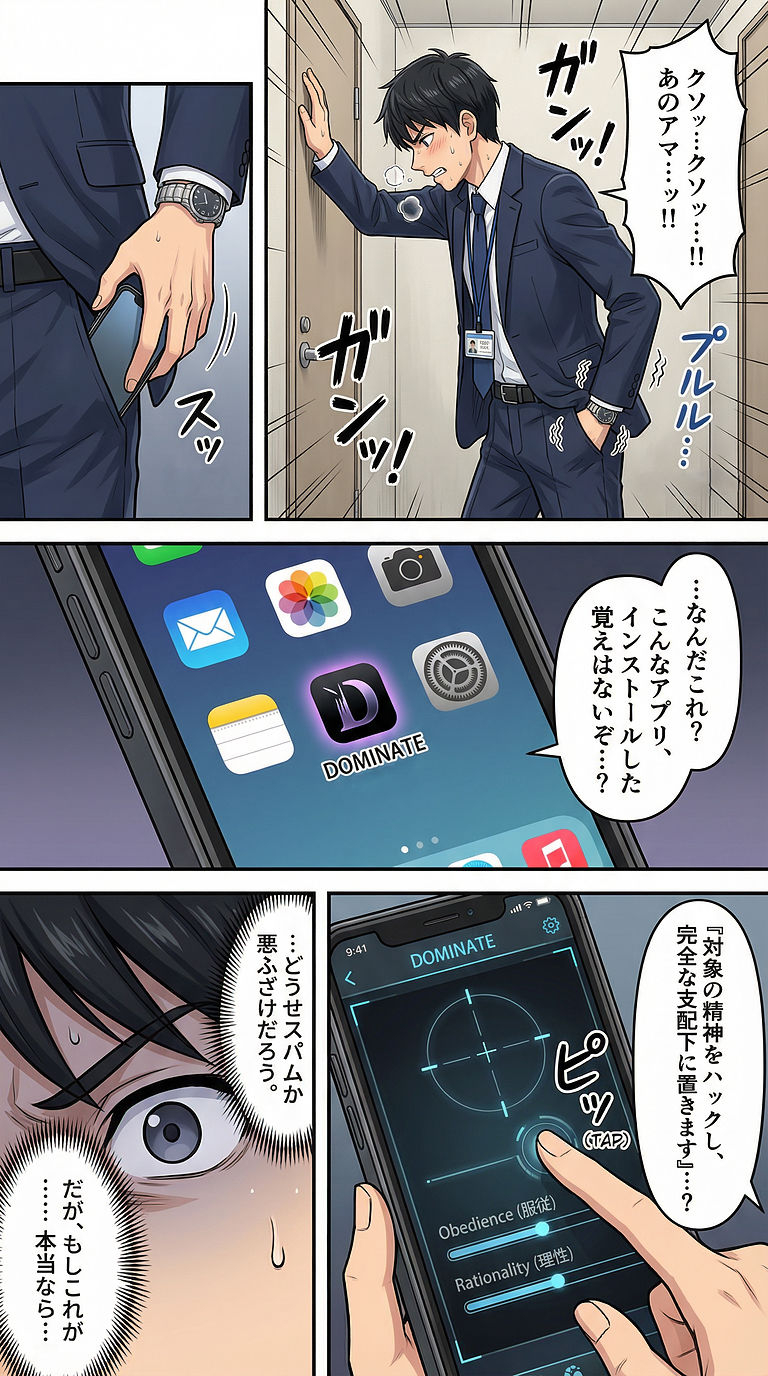 堕ちた女上司 サンプル2ページ目