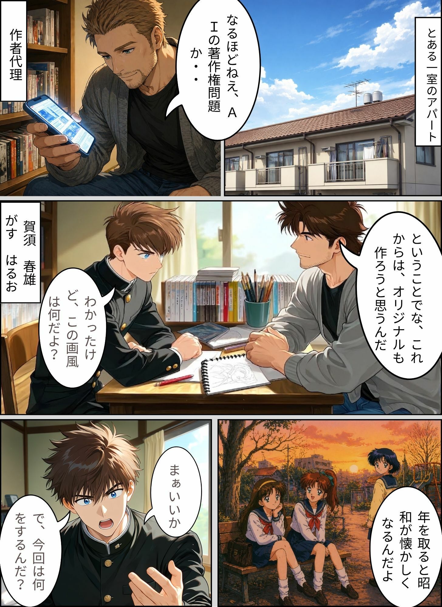 ときめきハーレム学園へようこそ サンプル1ページ目