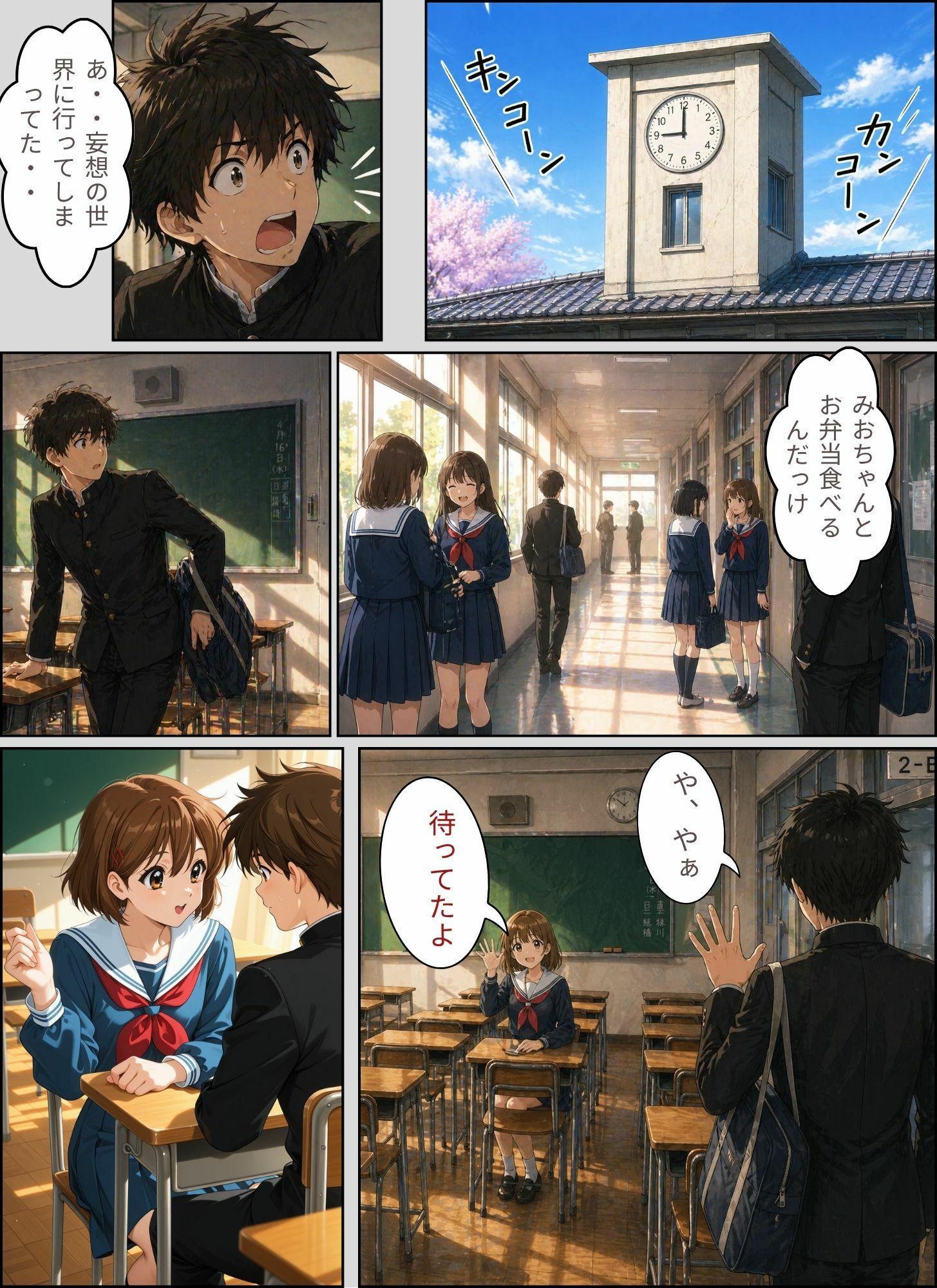 ときめきハーレム学園へようこそ サンプル7ページ目