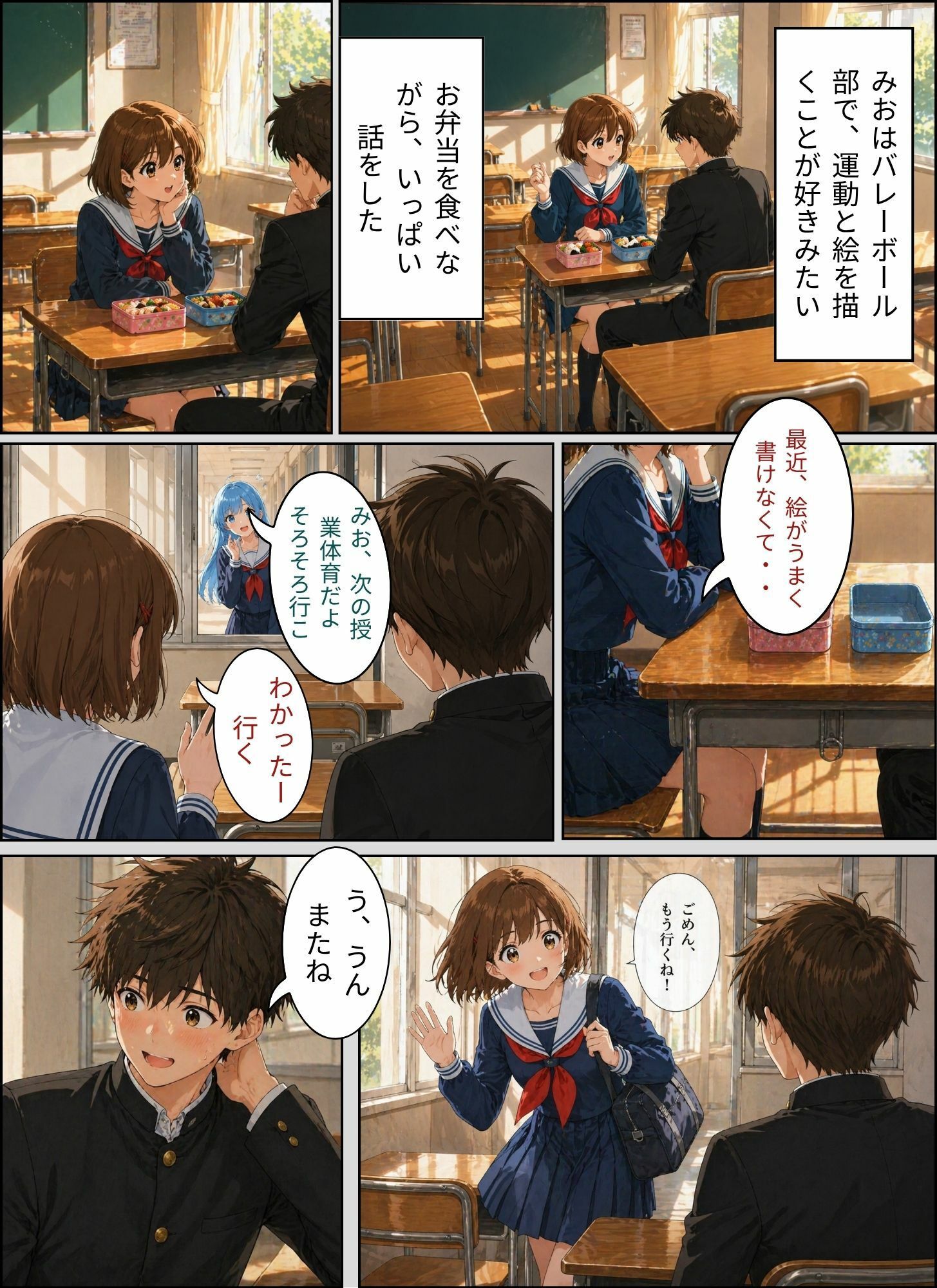 ときめきハーレム学園へようこそ サンプル8ページ目