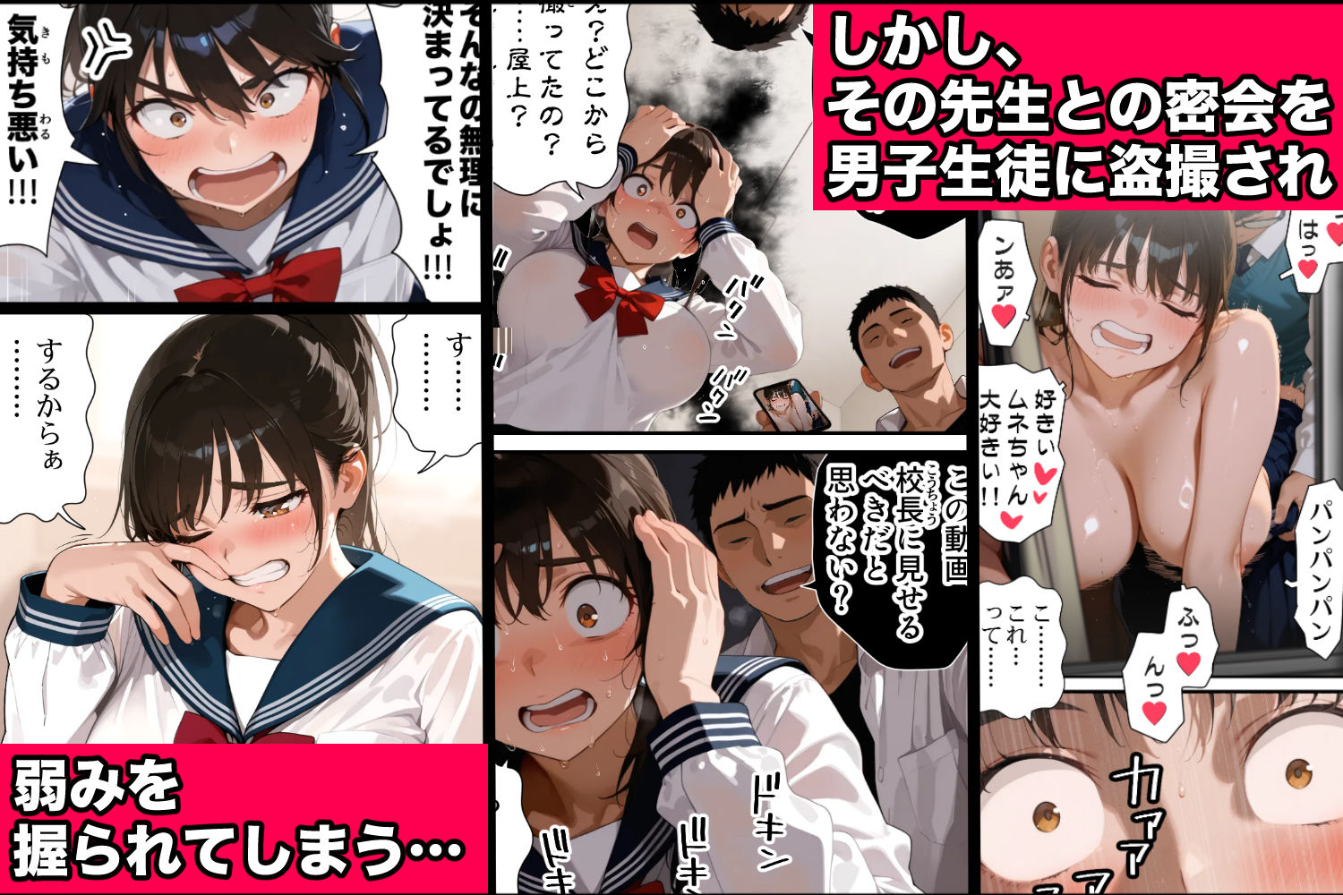 仕方なくサセてくれる藤和さん サンプル3ページ目