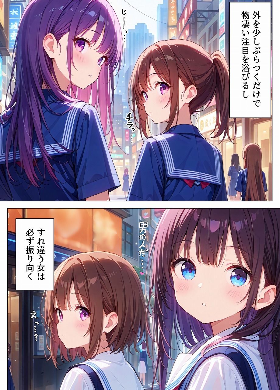 男女比1:99の世界のヤリチン サンプル3ページ目