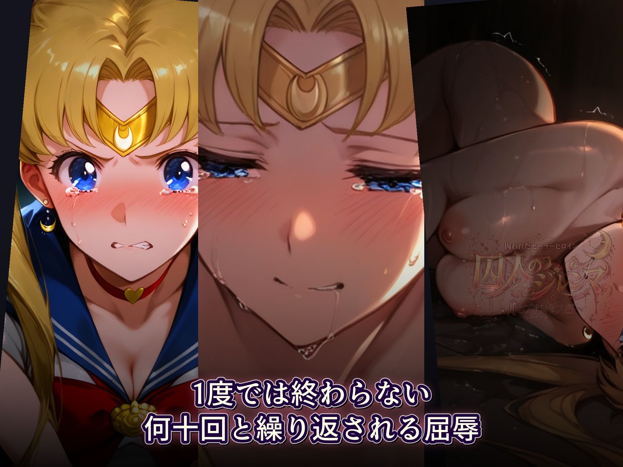 囚われたセーラーヒロイン 囚人のジレンマ【月のプリンセス編】 サンプル1ページ目