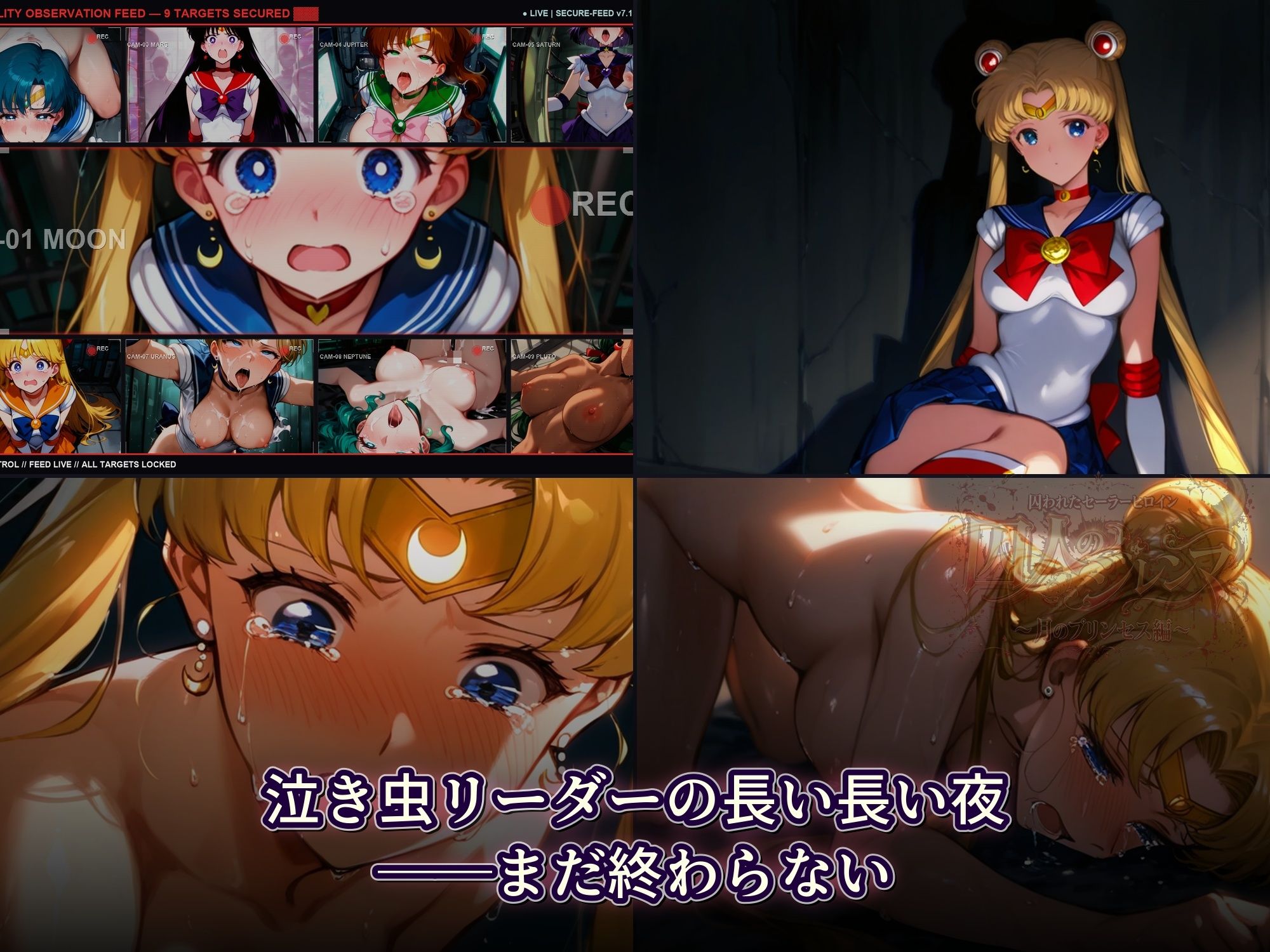 囚われたセーラーヒロイン 囚人のジレンマ【月のプリンセス編】 サンプル2ページ目