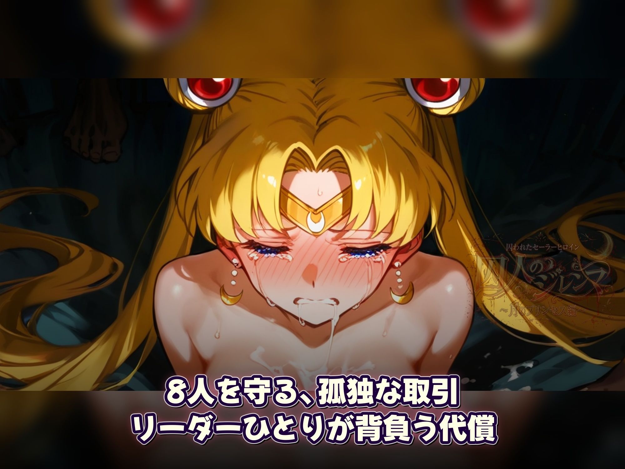 囚われたセーラーヒロイン 囚人のジレンマ【月のプリンセス編】 サンプル6ページ目