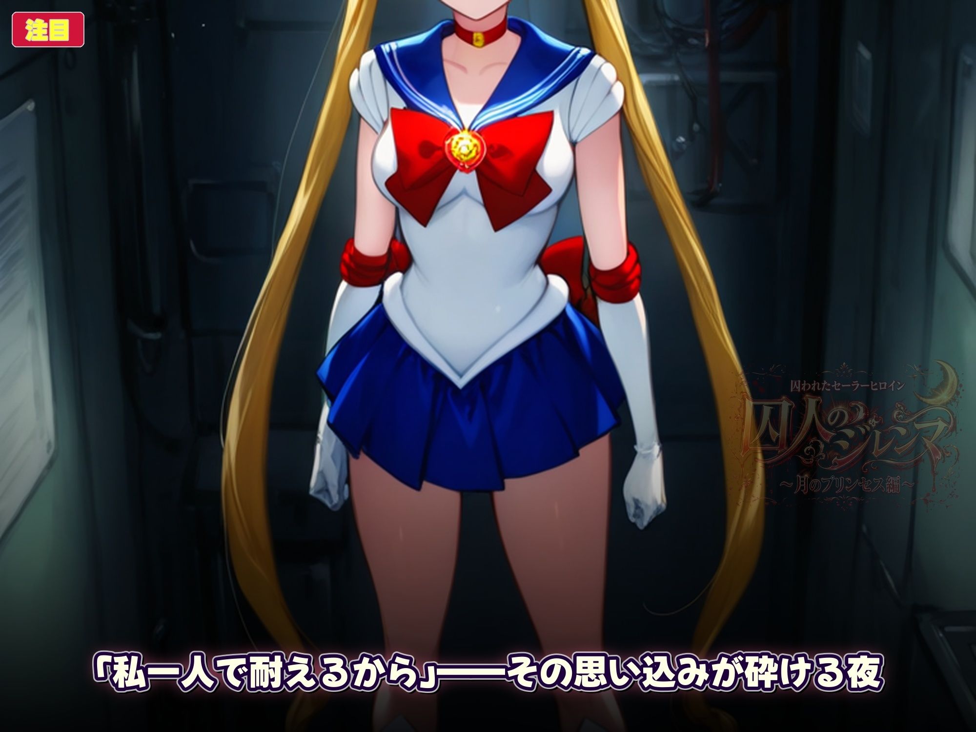 囚われたセーラーヒロイン 囚人のジレンマ【月のプリンセス編】 サンプル8ページ目