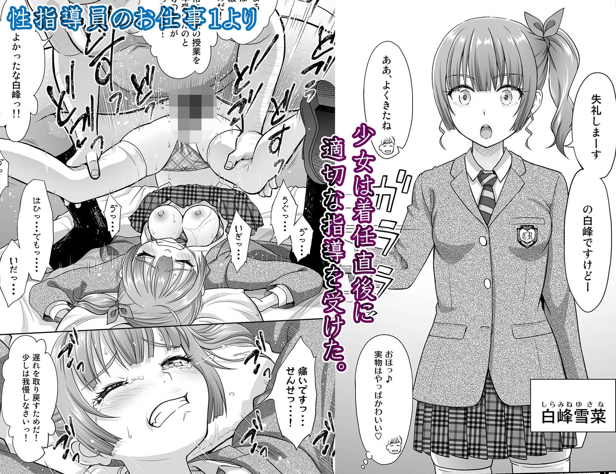 性指導員のお仕事 総集編1 サンプル3ページ目