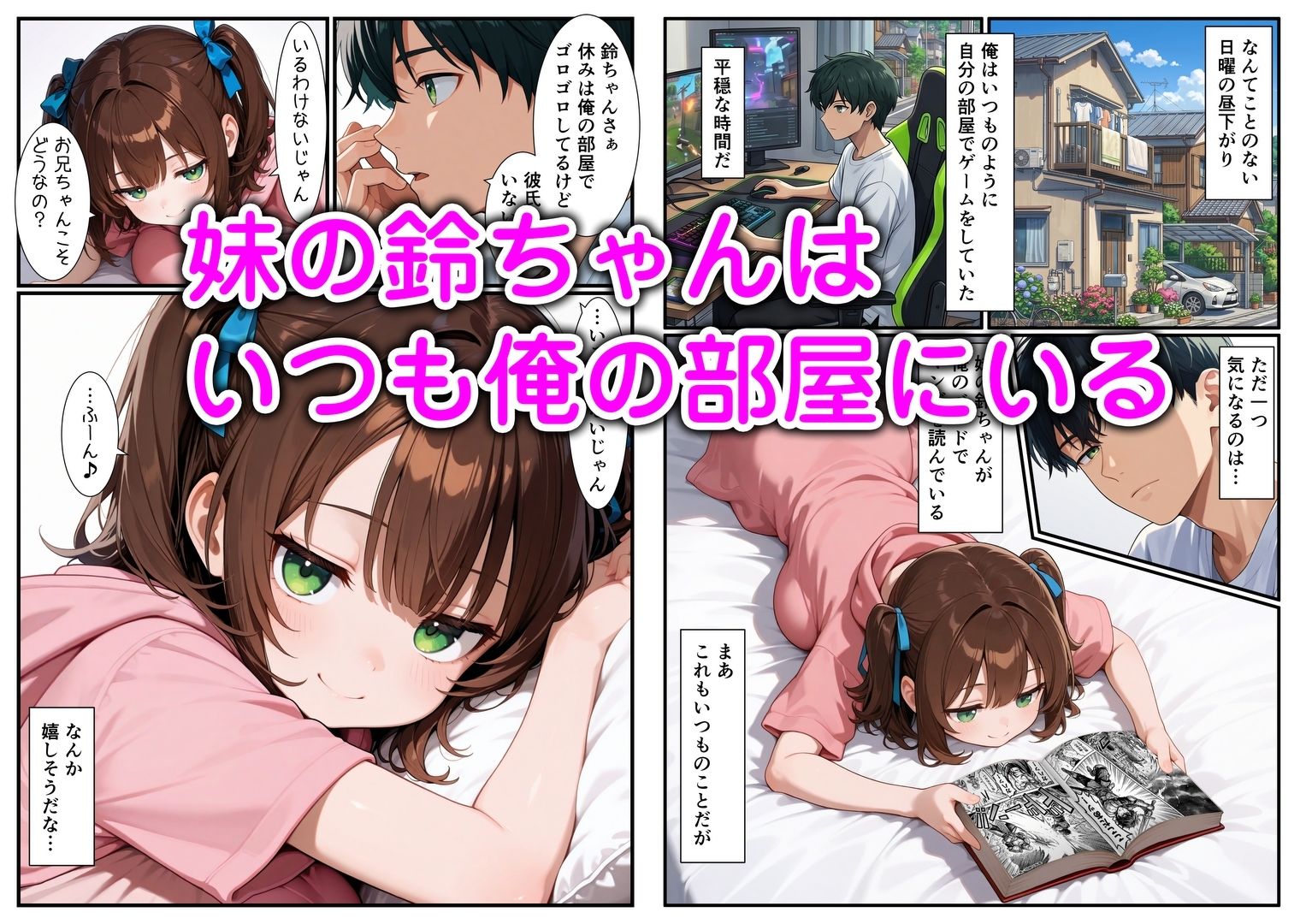 妹と恋人ごっこ 交尾ごっこ サンプル1ページ目