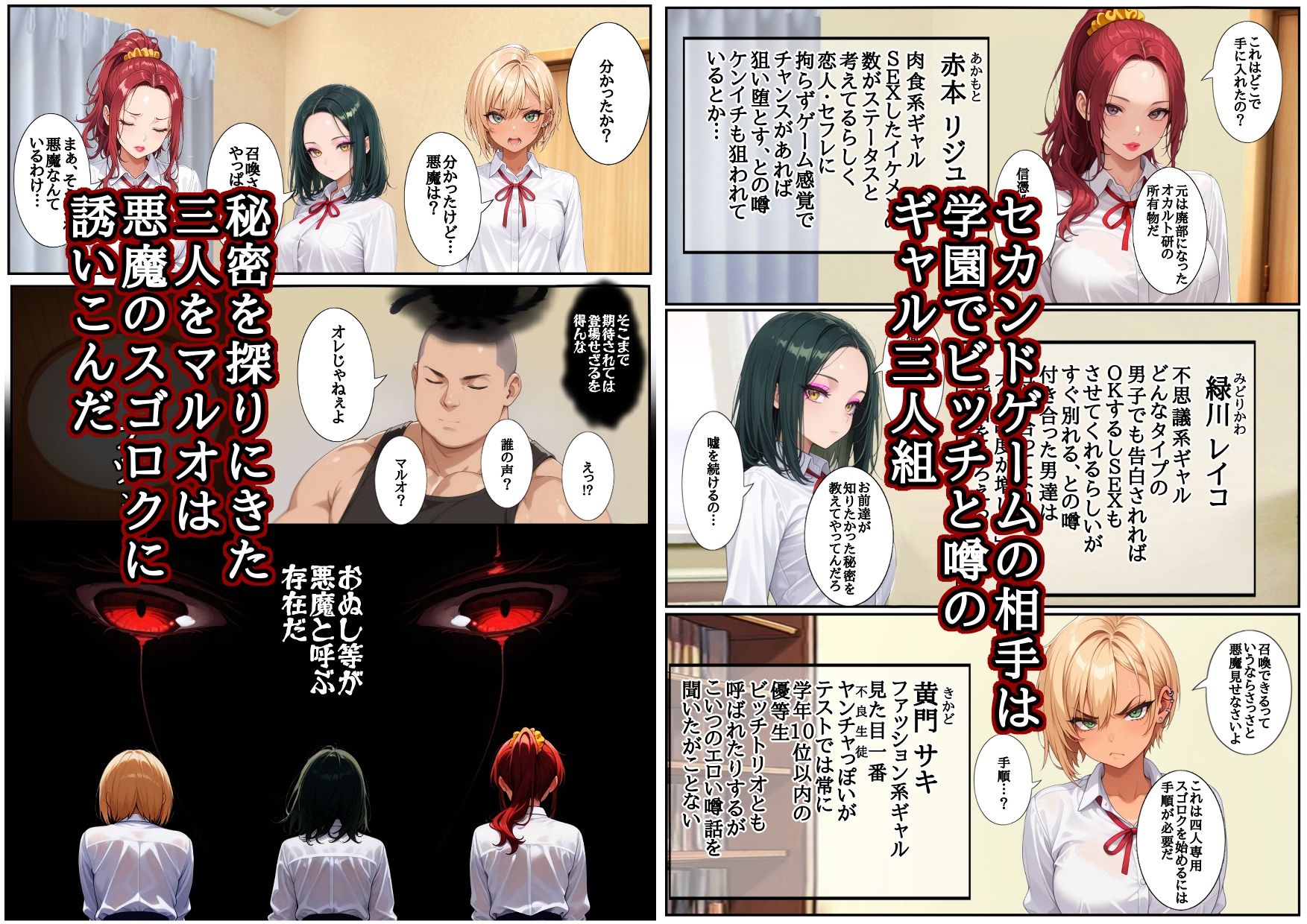 Sugoroku Of The DemonIV（悪魔のスゴロク4） サンプル1ページ目