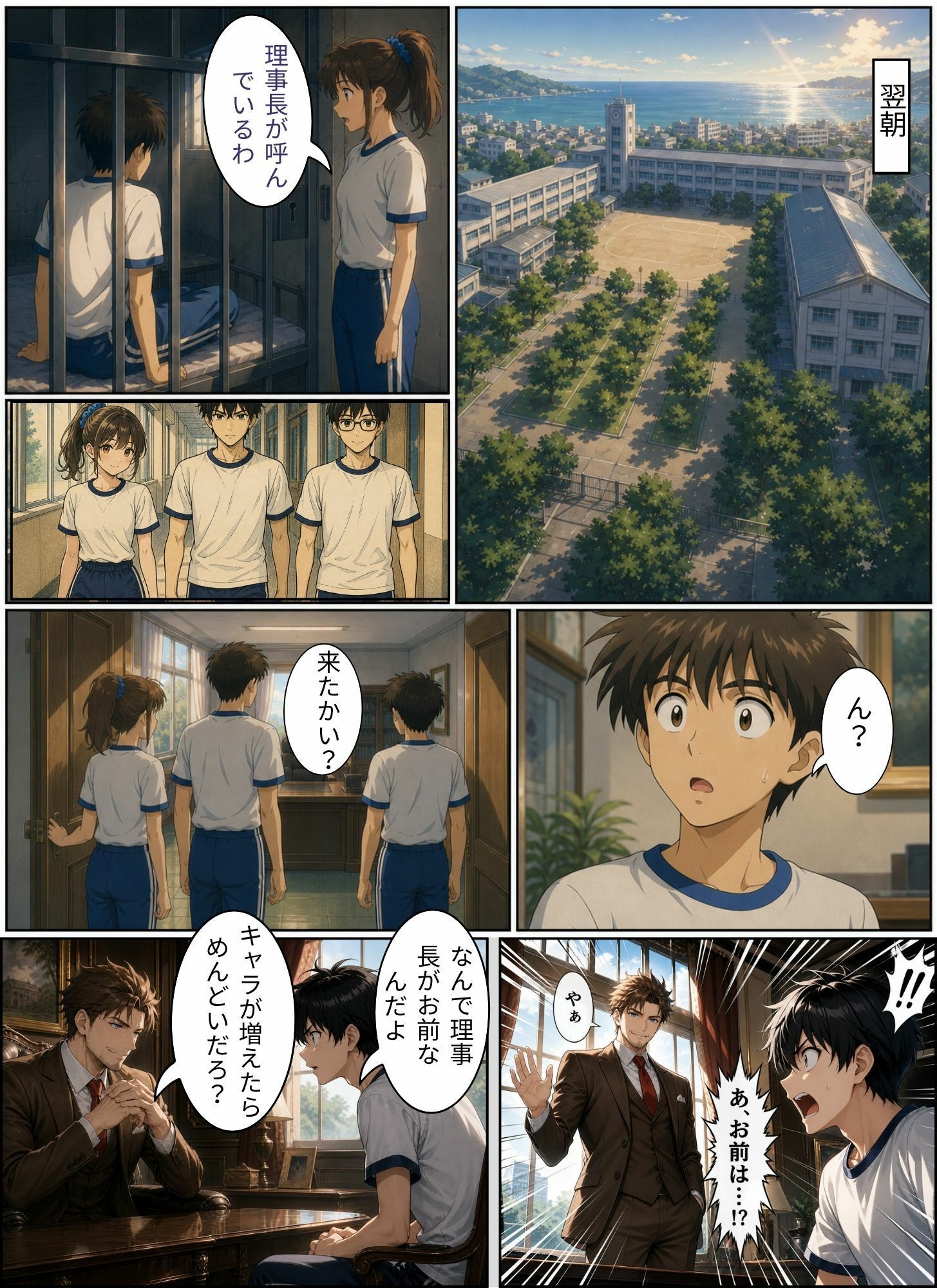 ときめきハーレム学園へようこそ2 サンプル1ページ目