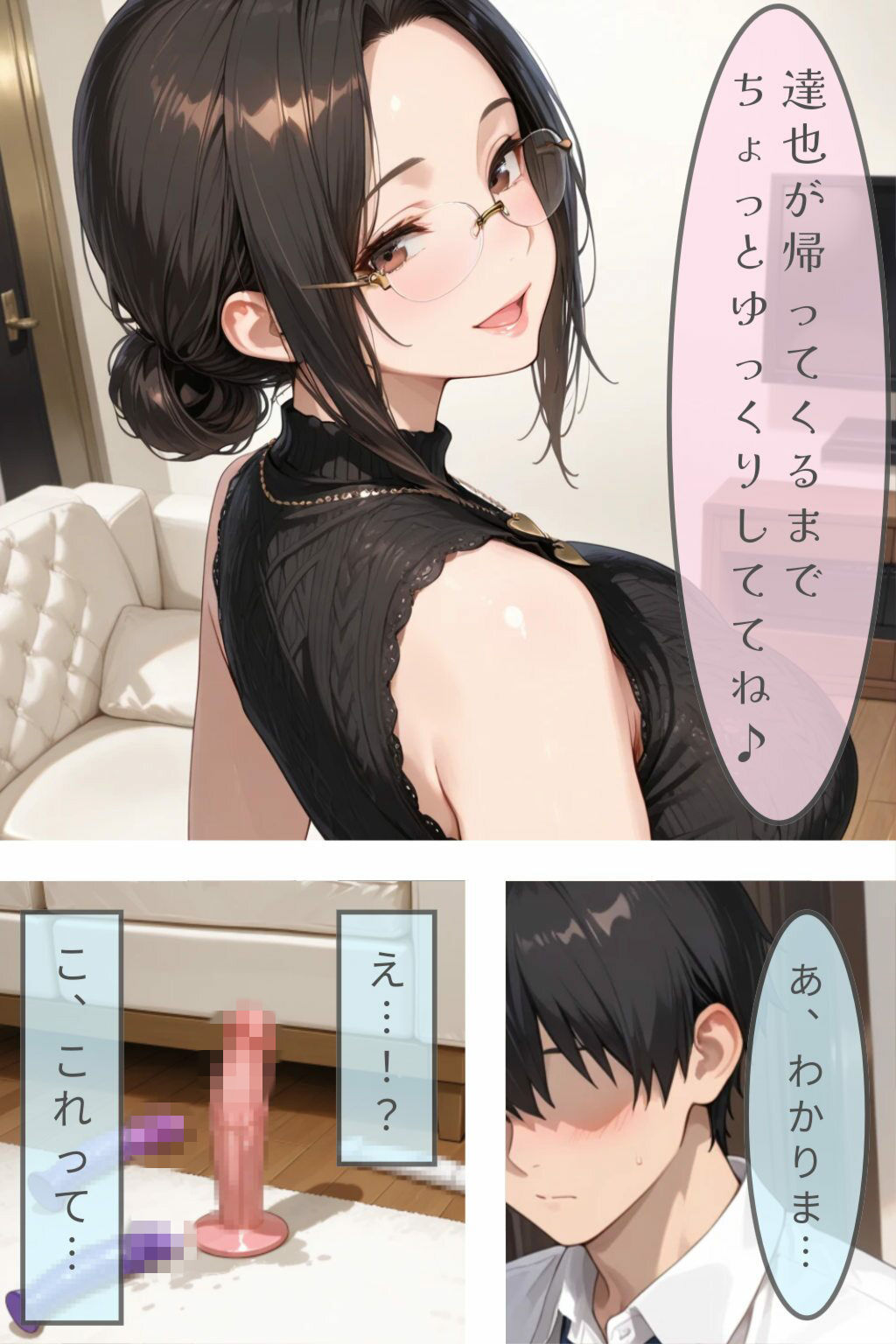 友達の母と僕だけの秘密 サンプル2ページ目