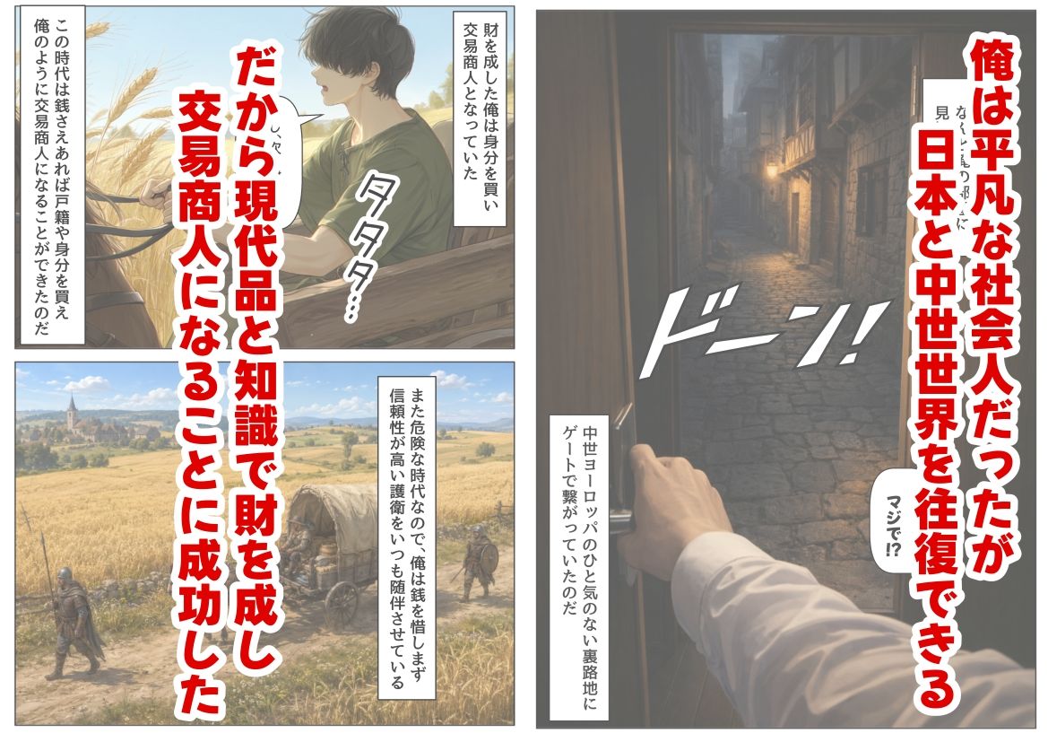 中世ヨーロッパの農村に泊まったら、エロすぎた史実の話 サンプル1ページ目