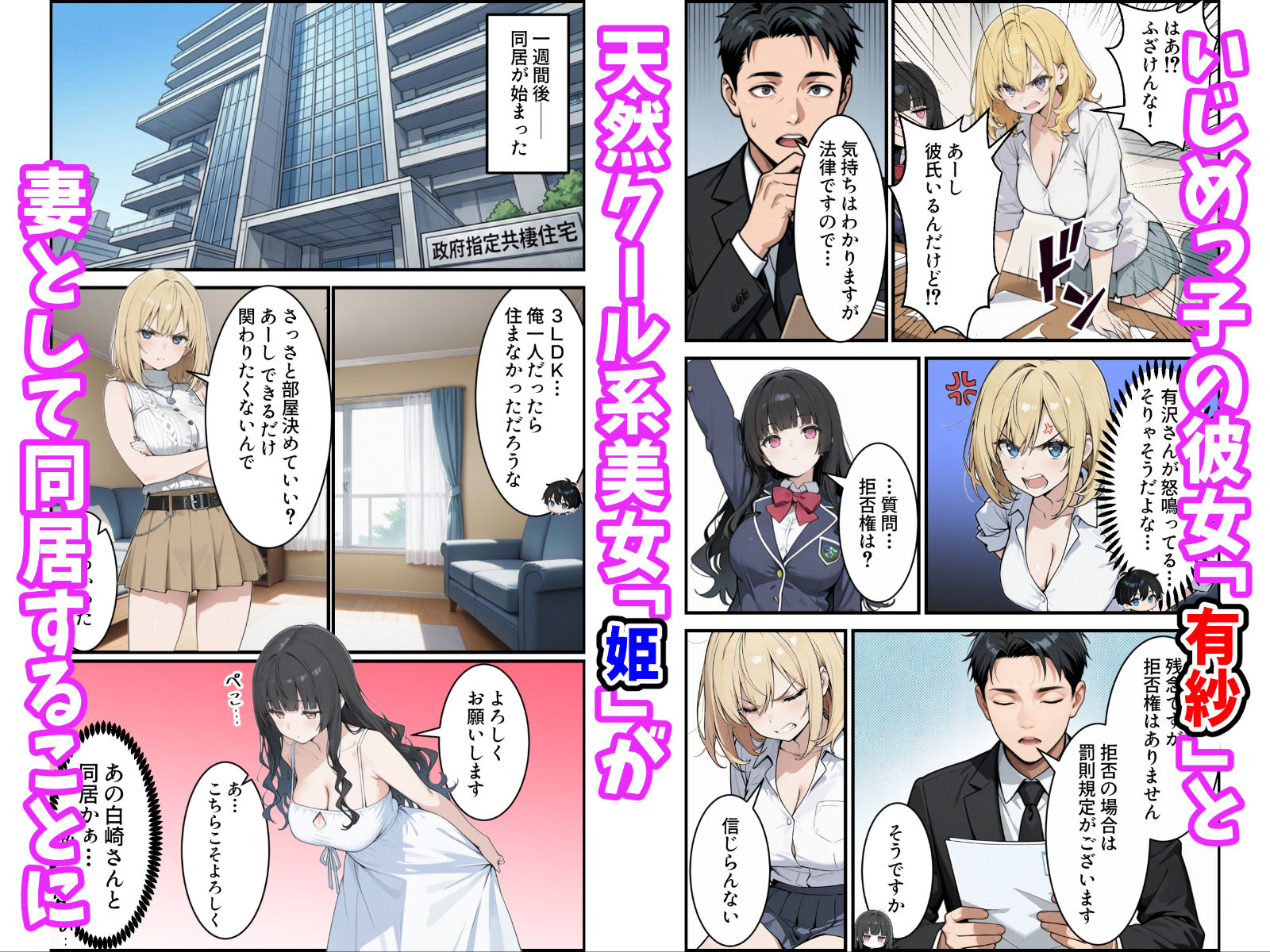 陰キャの俺がSSSランク優良精子保有者に選ばれたのでハーレム王になる話 〜いじめられっ子逆転劇〜 サンプル3ページ目