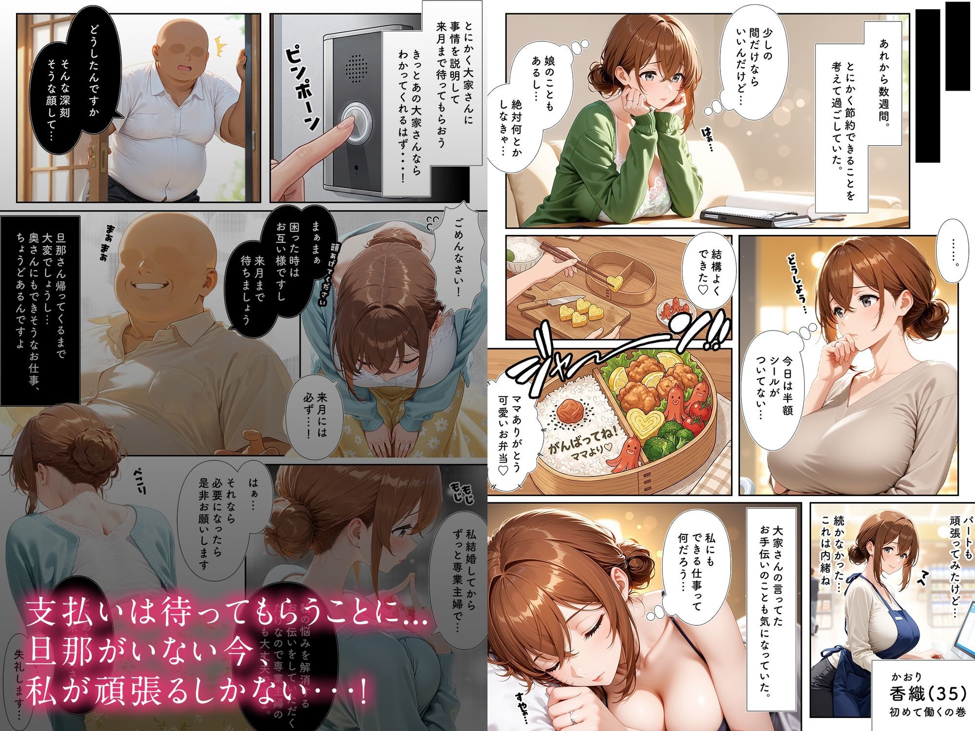 店子の人妻は雌になる サンプル3ページ目