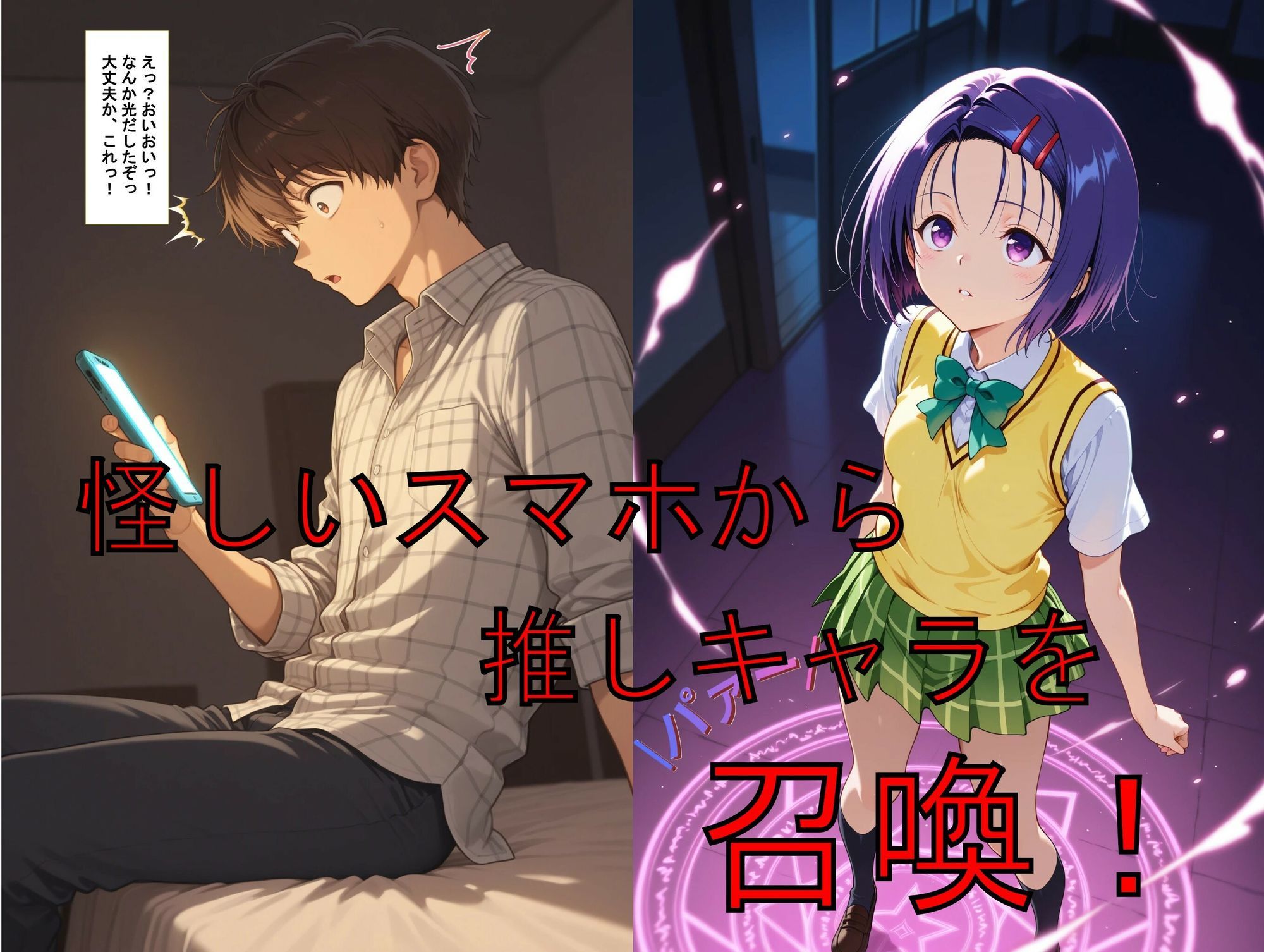 推しキャラ召喚した俺！容姿端麗な美少女を犯しつくす！ 〜西連〇  春菜〜ver サンプル1ページ目