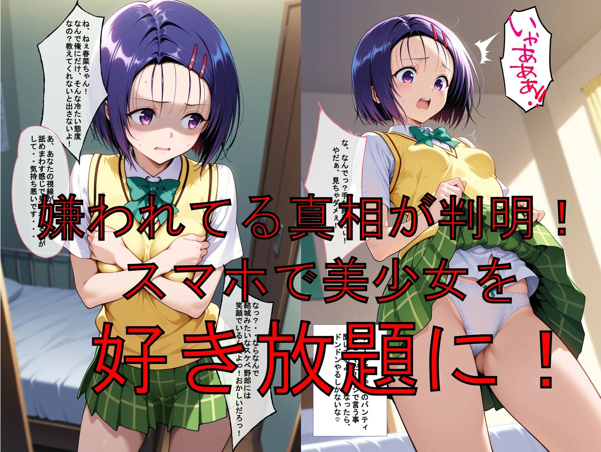 推しキャラ召喚した俺！容姿端麗な美少女を犯しつくす！ 〜西連〇  春菜〜ver サンプル2ページ目