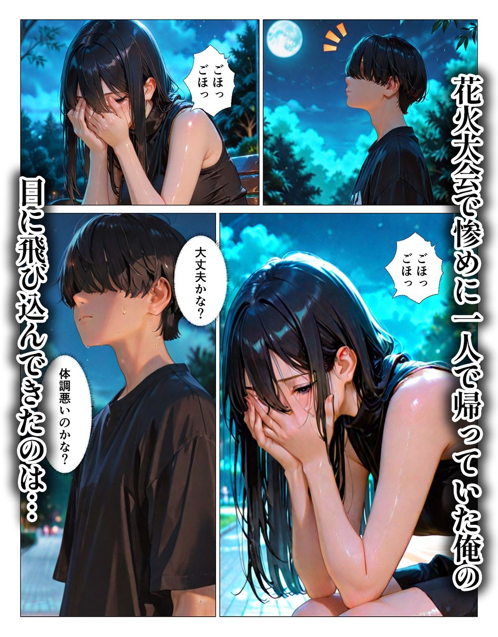 クール系お姉さんにお持ち帰りされた話 サンプル1ページ目