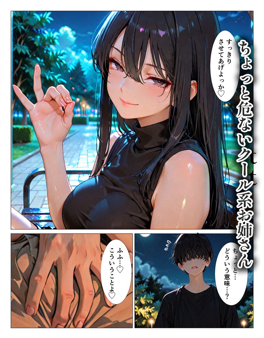 クール系お姉さんにお持ち帰りされた話 サンプル2ページ目