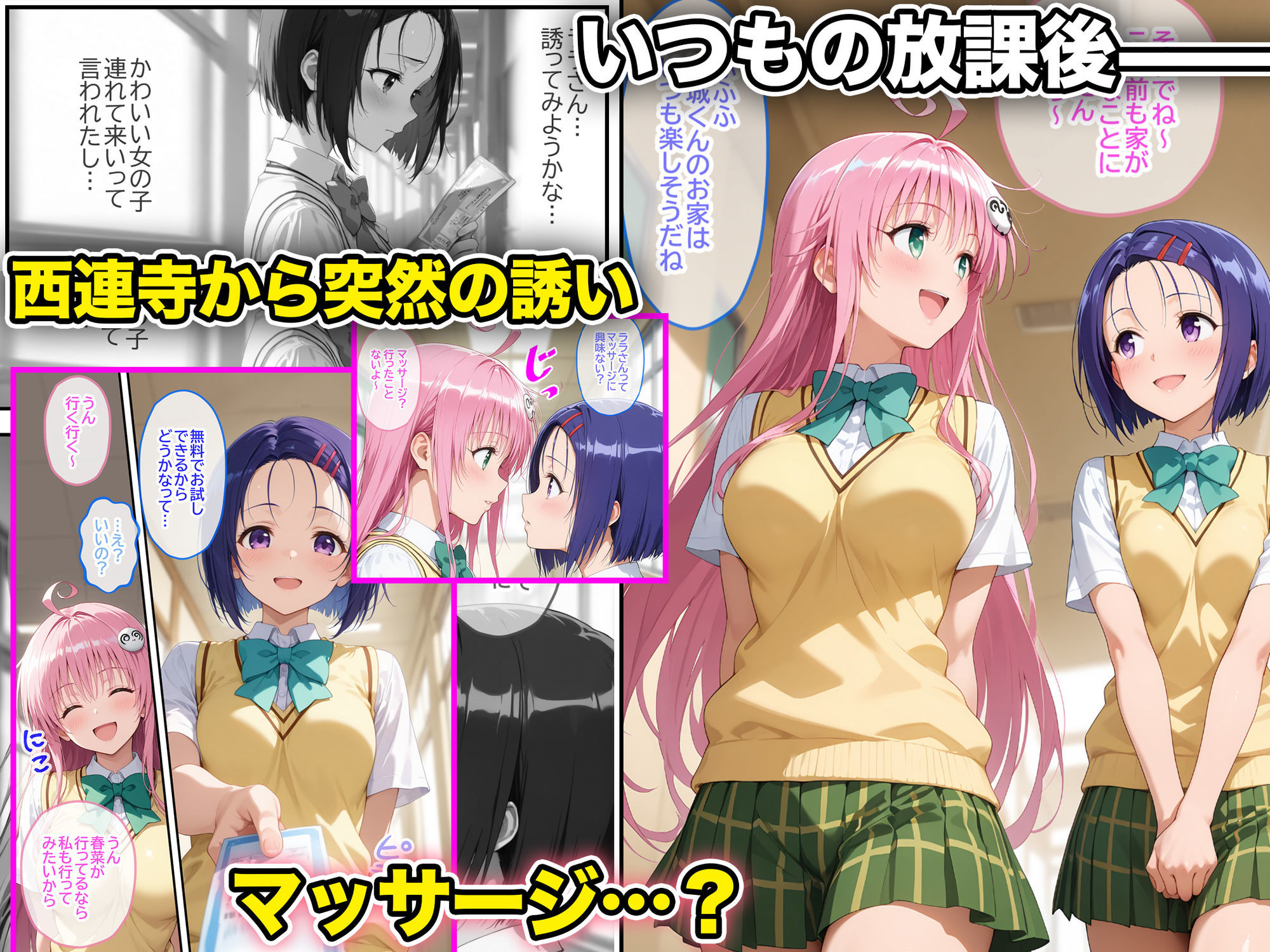 ネェ、早く挿入てぇ！オネダリララ  -媚薬オイルマッサージで快楽堕ちコース-  前編 サンプル1ページ目