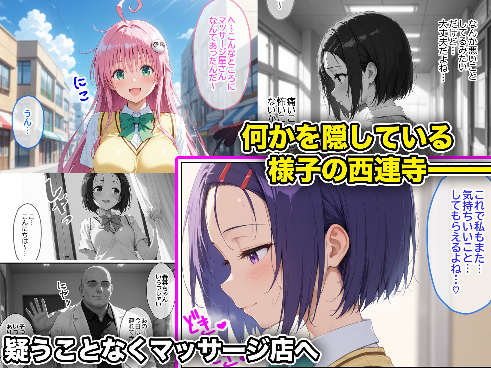 ネェ、早く挿入てぇ！オネダリララ  -媚薬オイルマッサージで快楽堕ちコース-  前編 サンプル2ページ目
