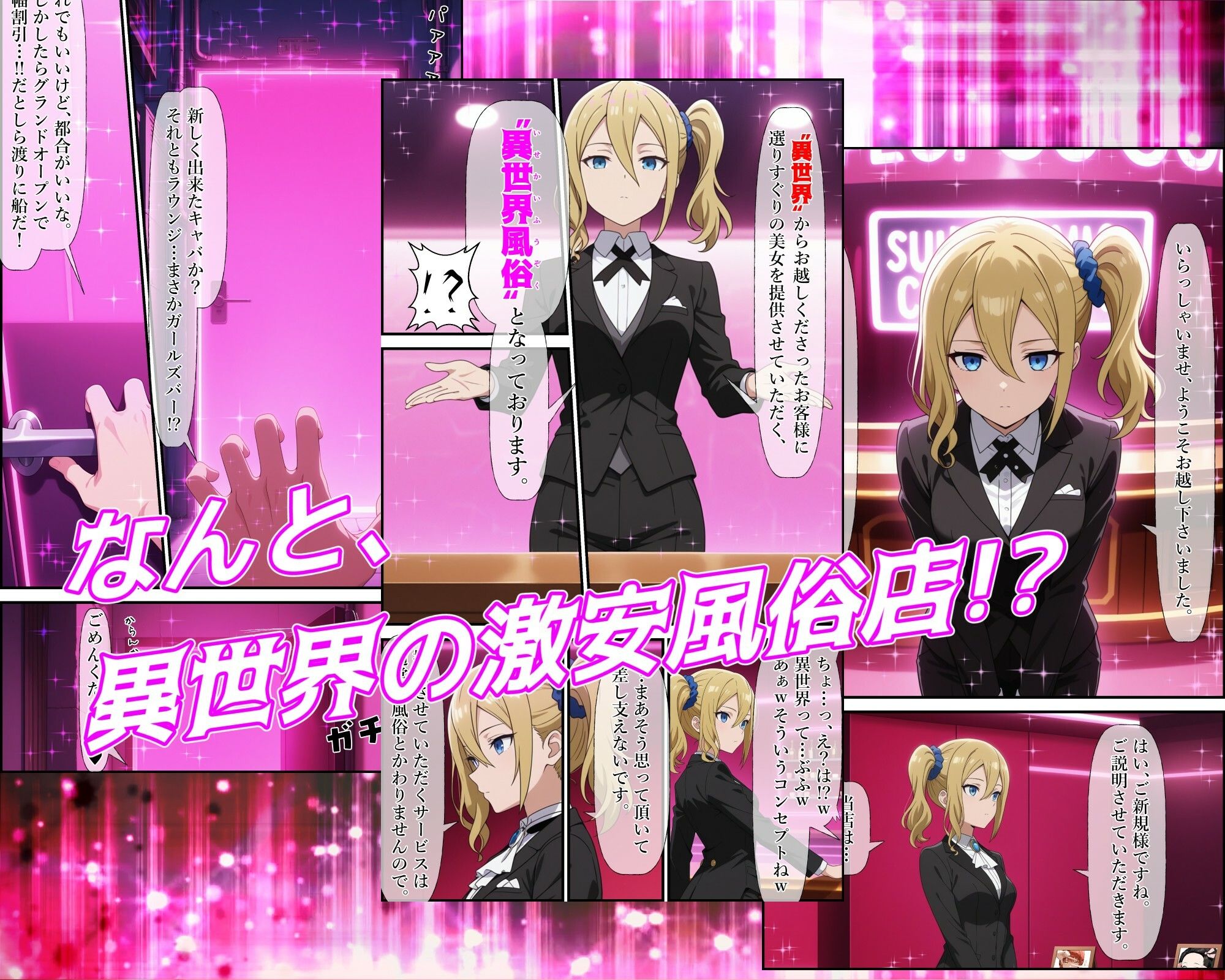 異世界風俗〜第一章〜 サンプル3ページ目