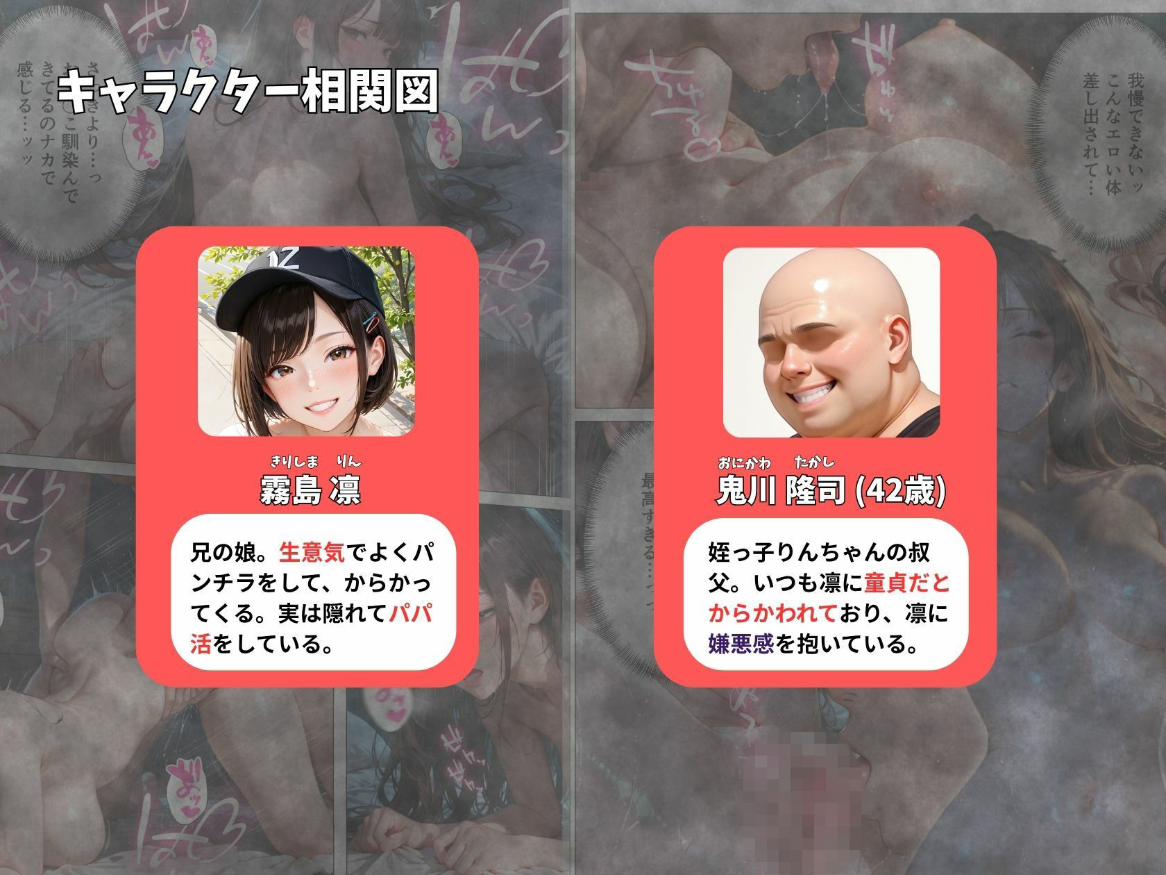 パンチラで誘惑してくるクソ生意気なそばかす姪っ子の弱みを握り調教した話 サンプル1ページ目