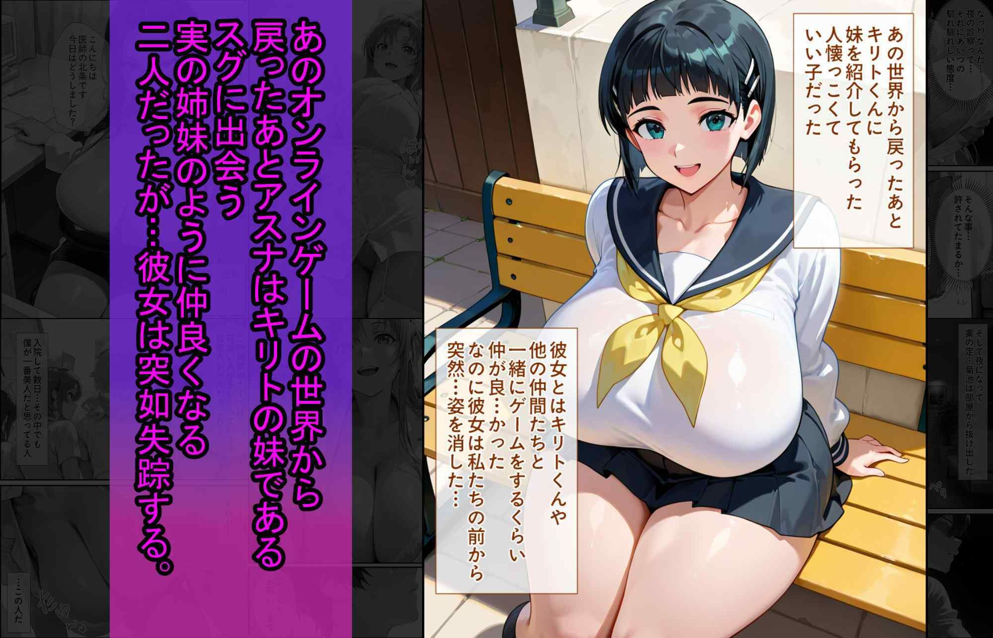 爆乳J●  アスナちゃんが巨根おじさんに寝取られる  話11 サンプル3ページ目